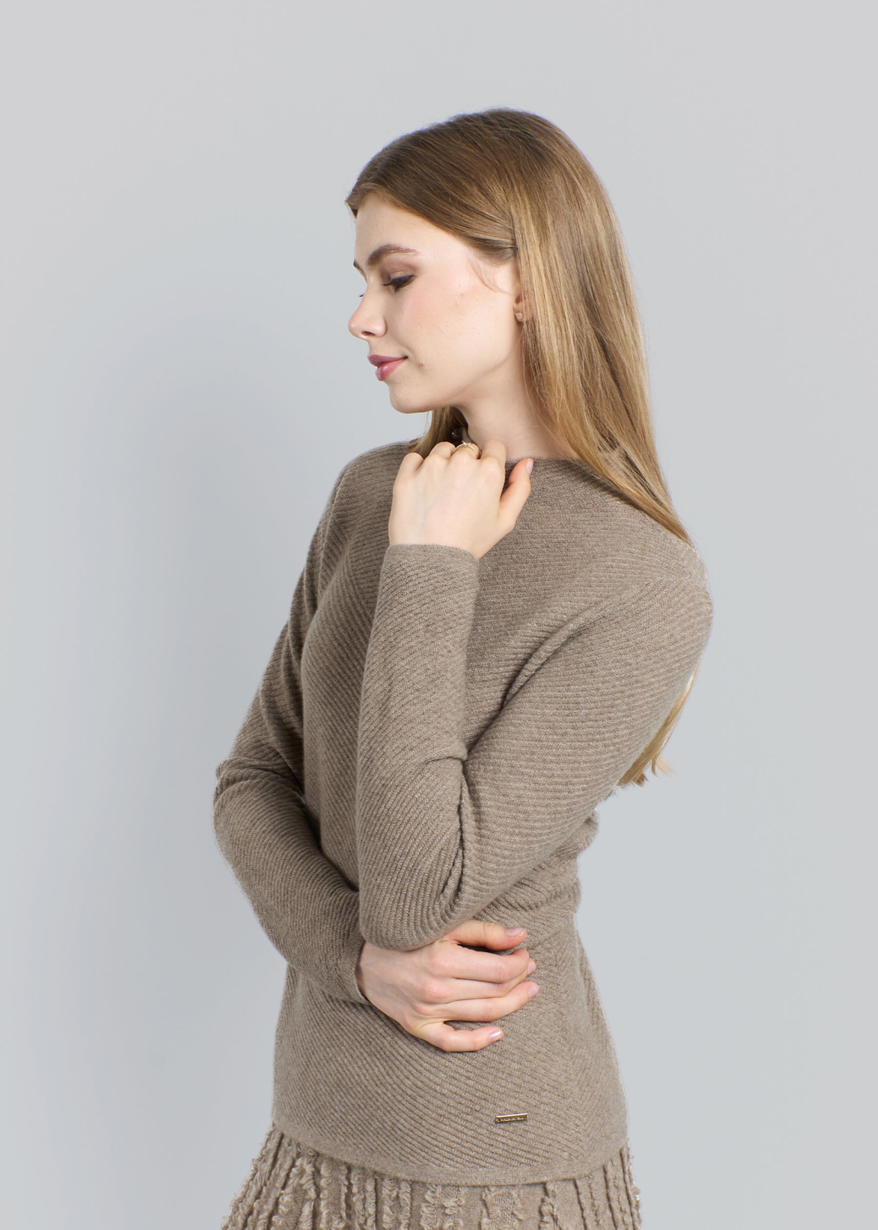 Caldo Mock Neck Cashmere Jumper