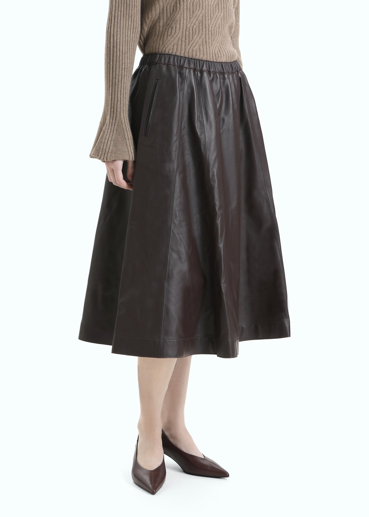 Ravena Leather Skirt