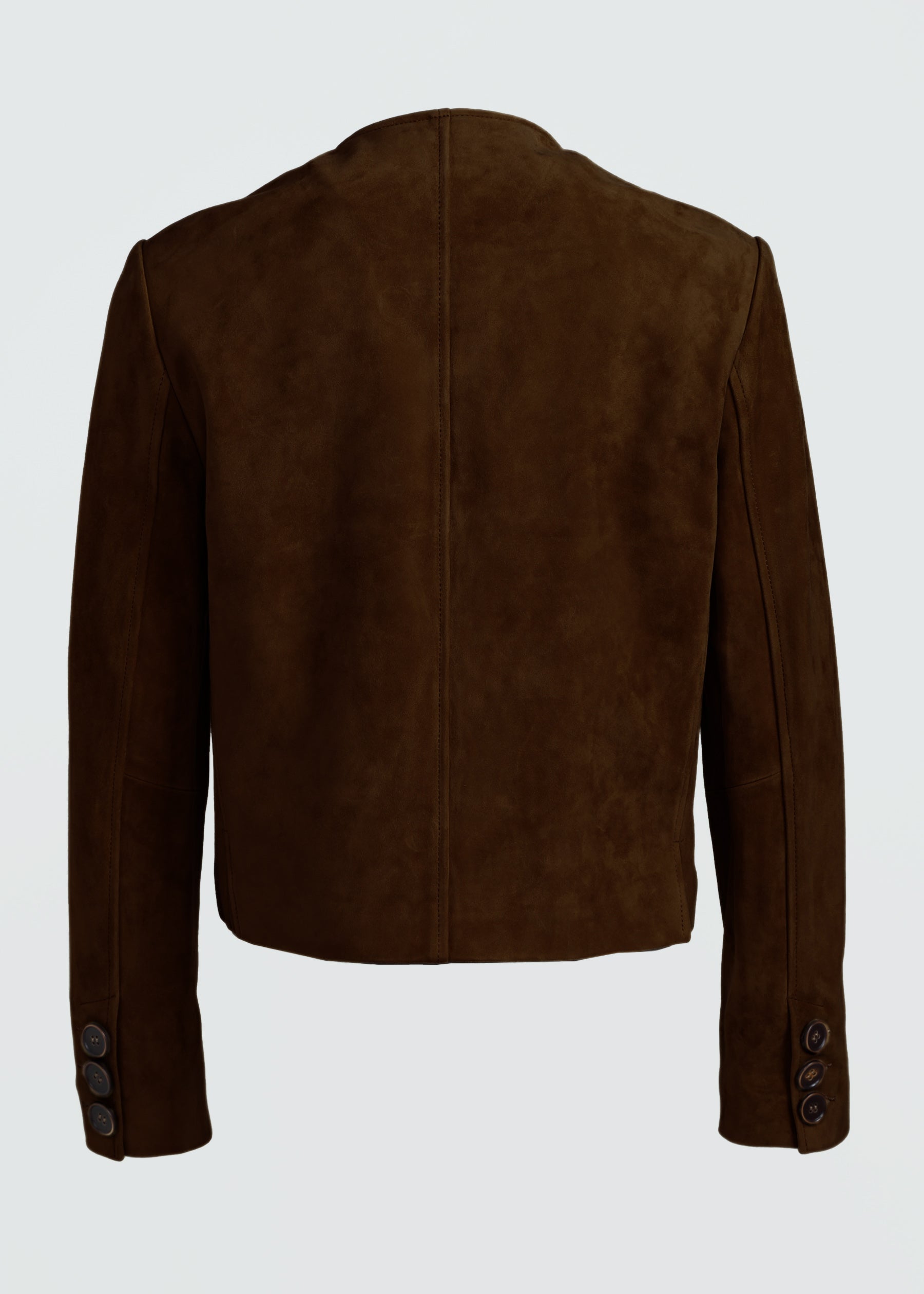 Sontuoso Suede Leather Boxy Jacket