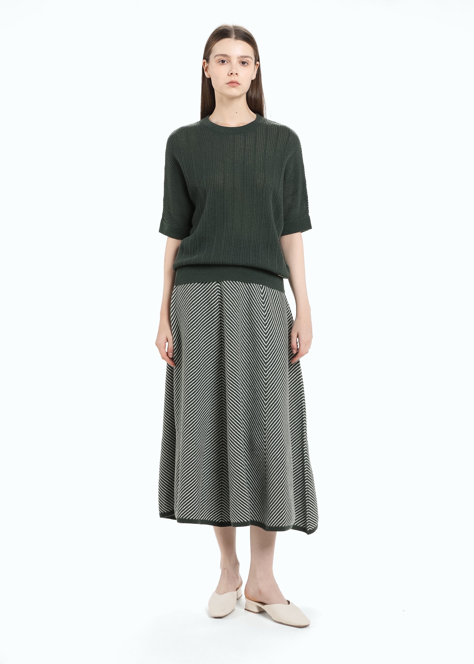 Chevron Skirt