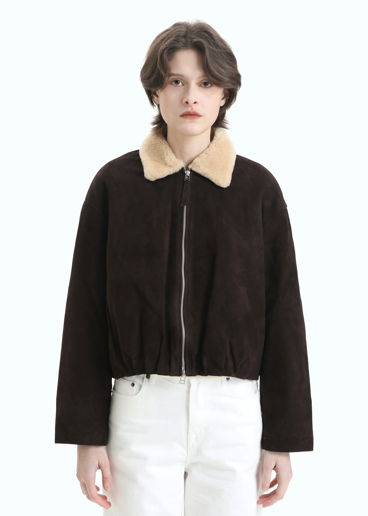 Brumale Suede Leather Jacket