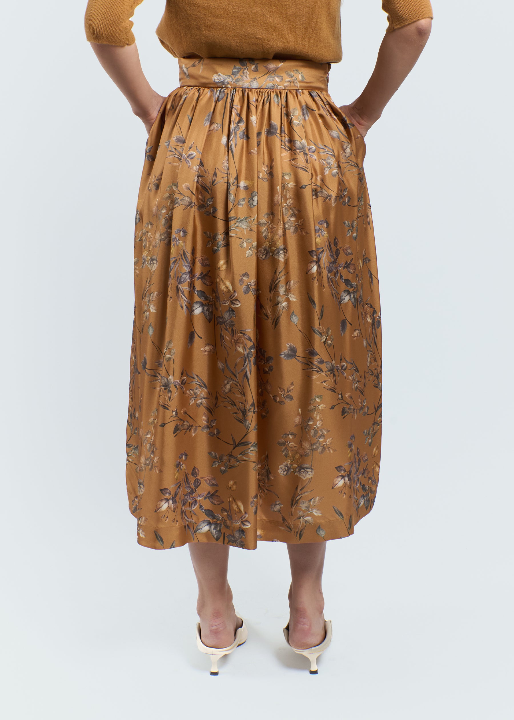 Orchidea Silk Skirt