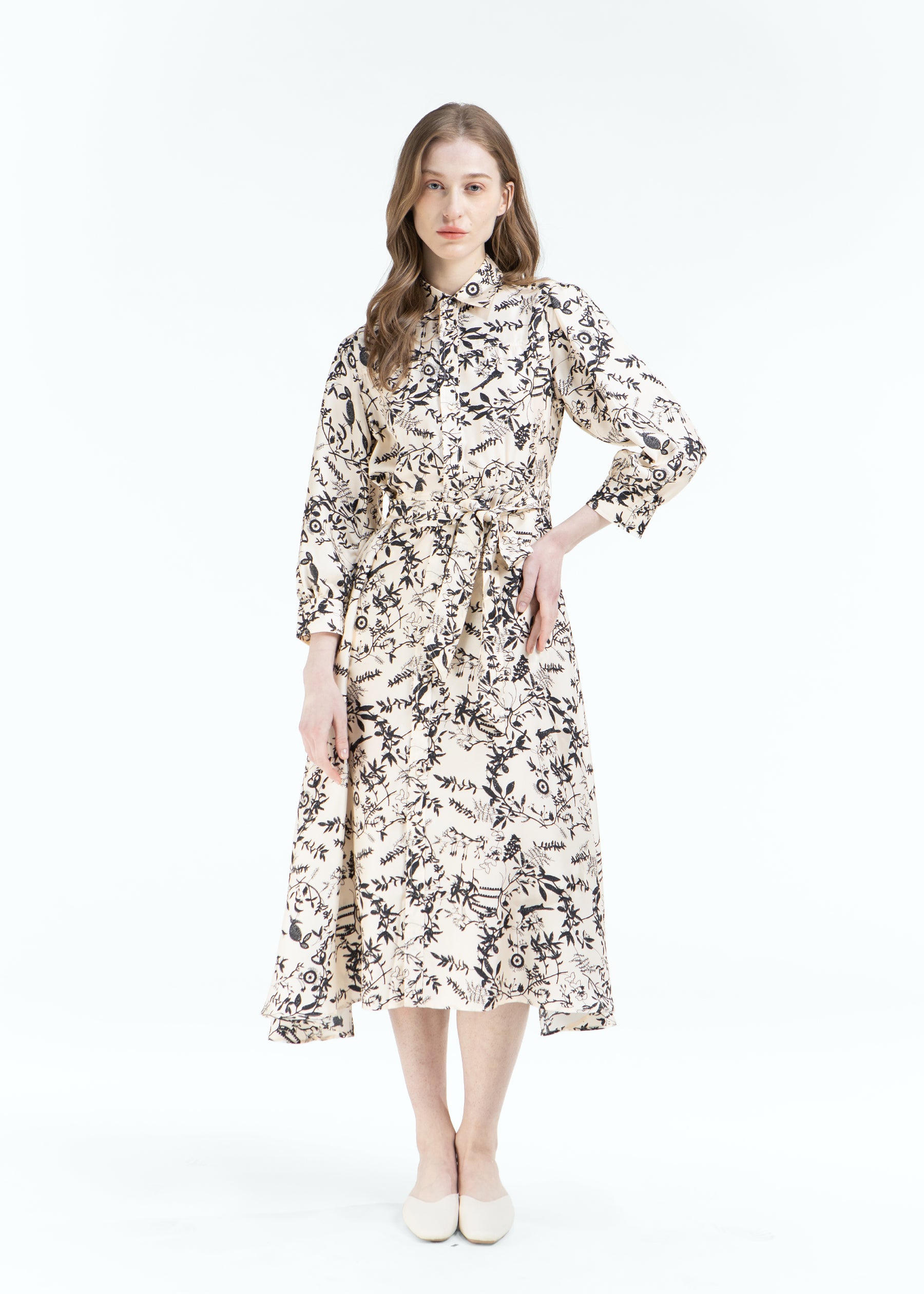 Ramosa Silk Dress