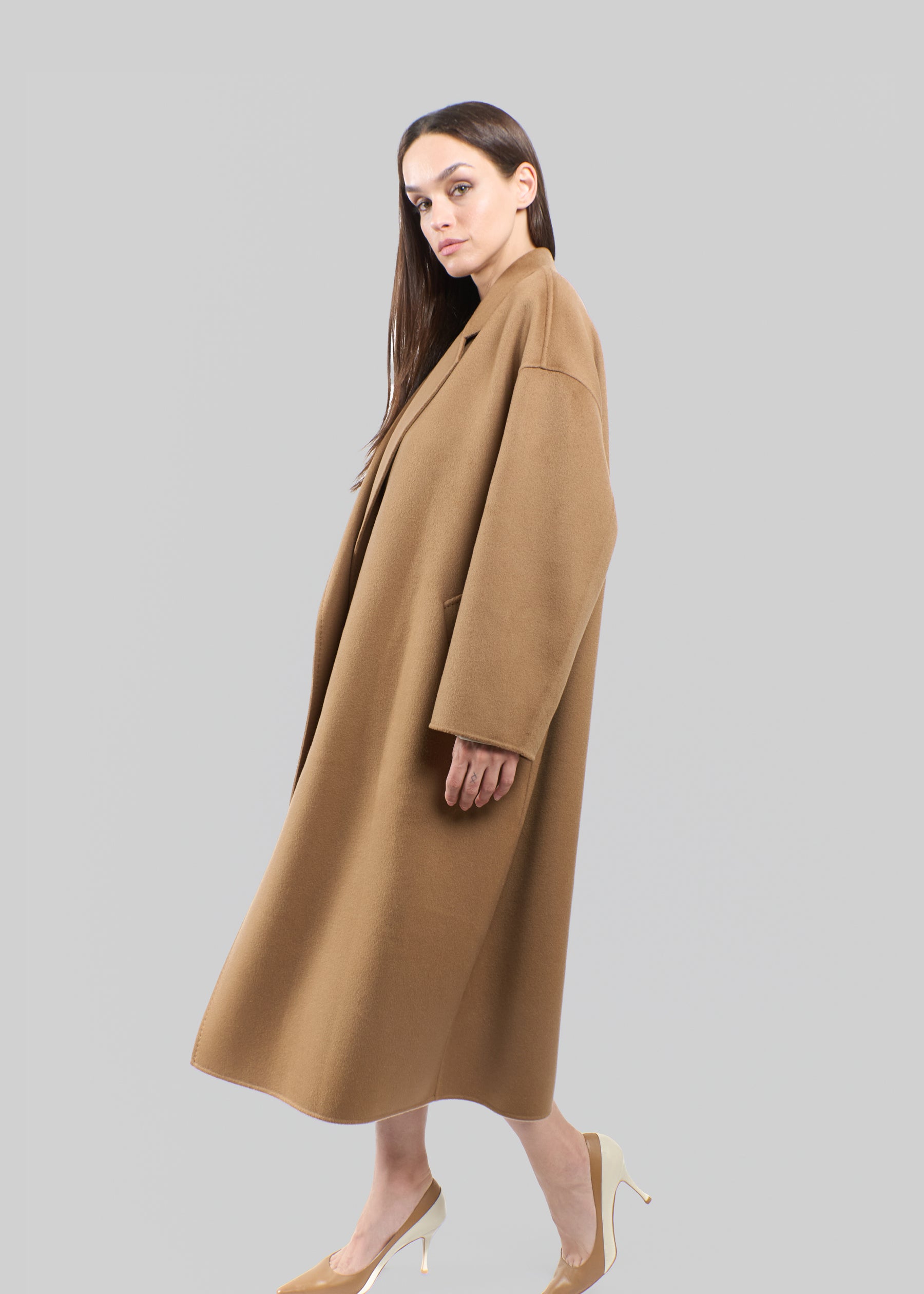 Sabbia Lineare Baby Cashmere Coat