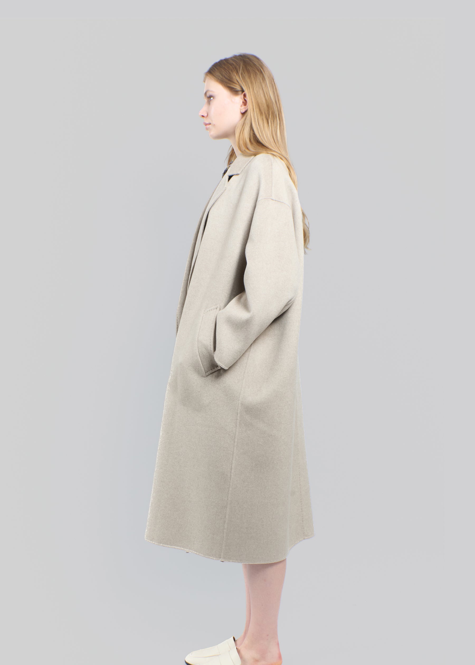 Sabbia Lineare Baby Cashmere Coat