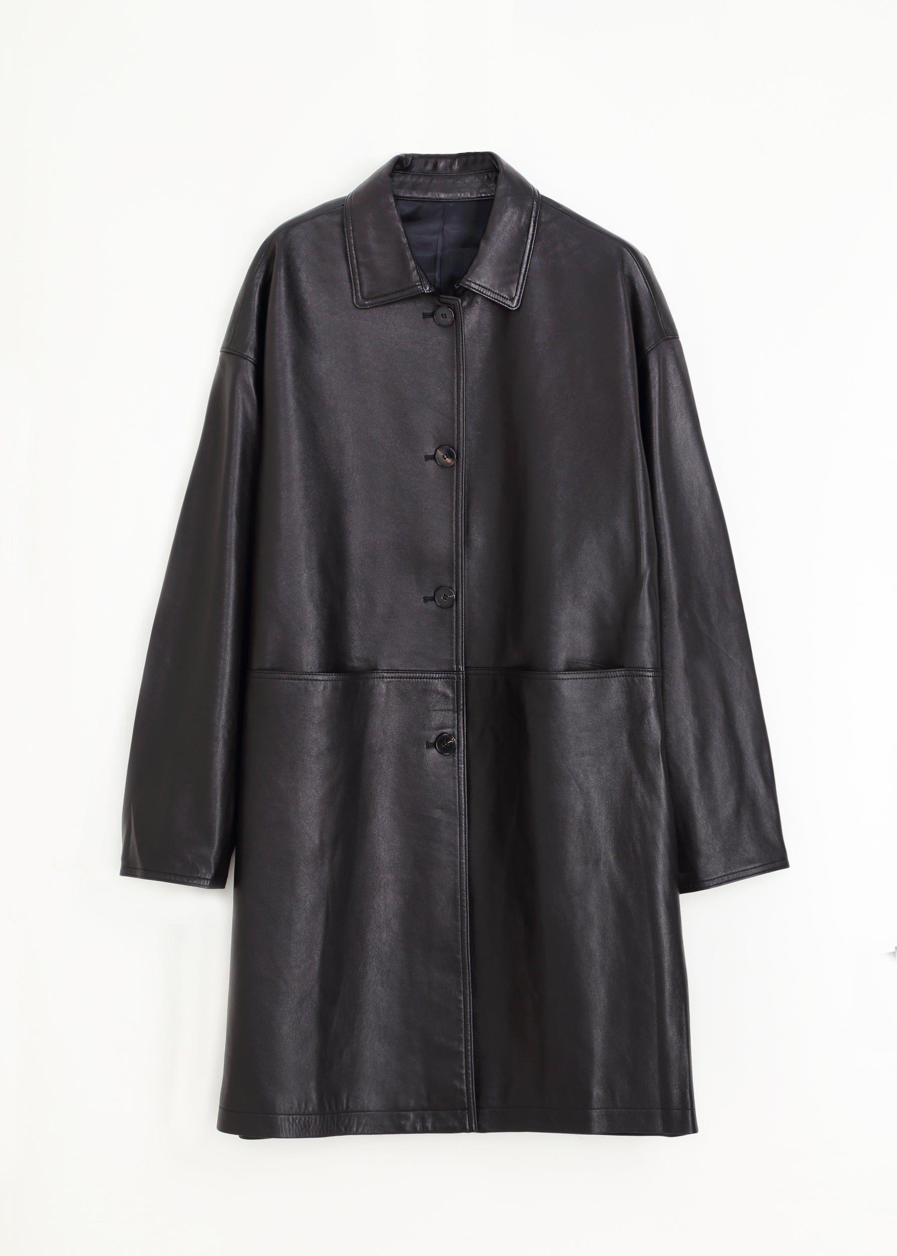 Selciana Leather Coat