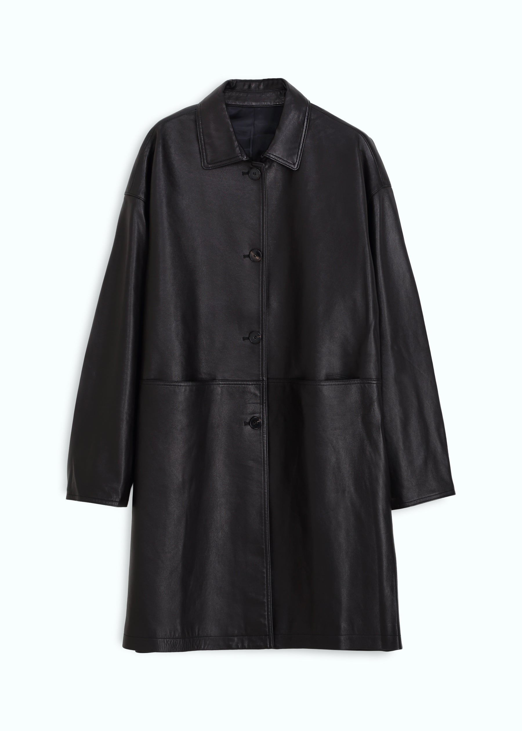 Brumale Leather Down Coat