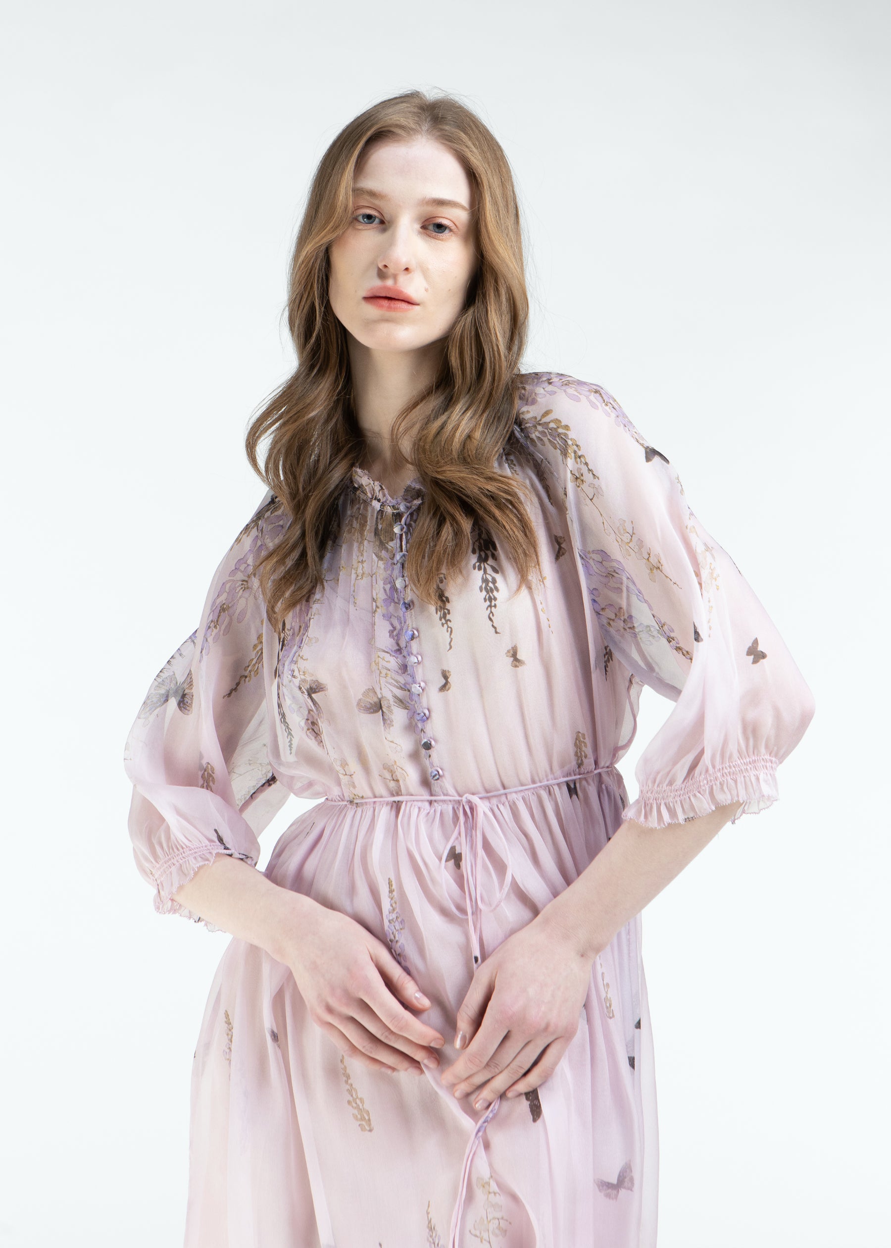 Fiordalisa Silk Dress