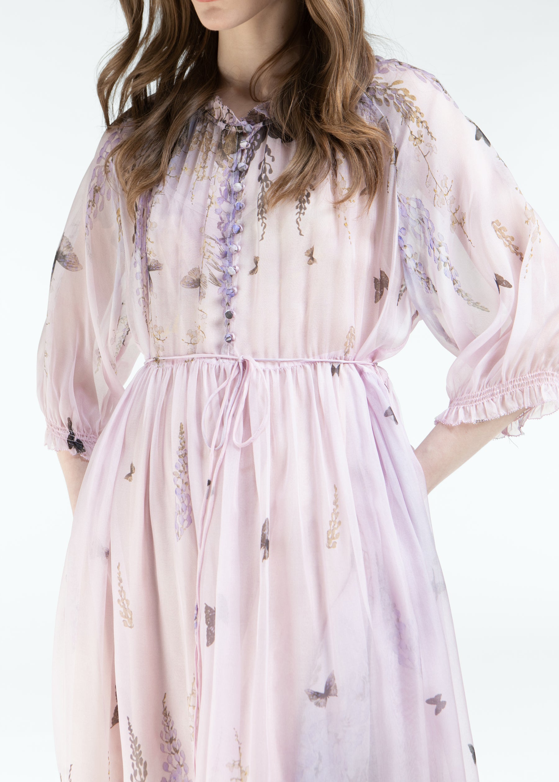 Fiordalisa Silk Dress