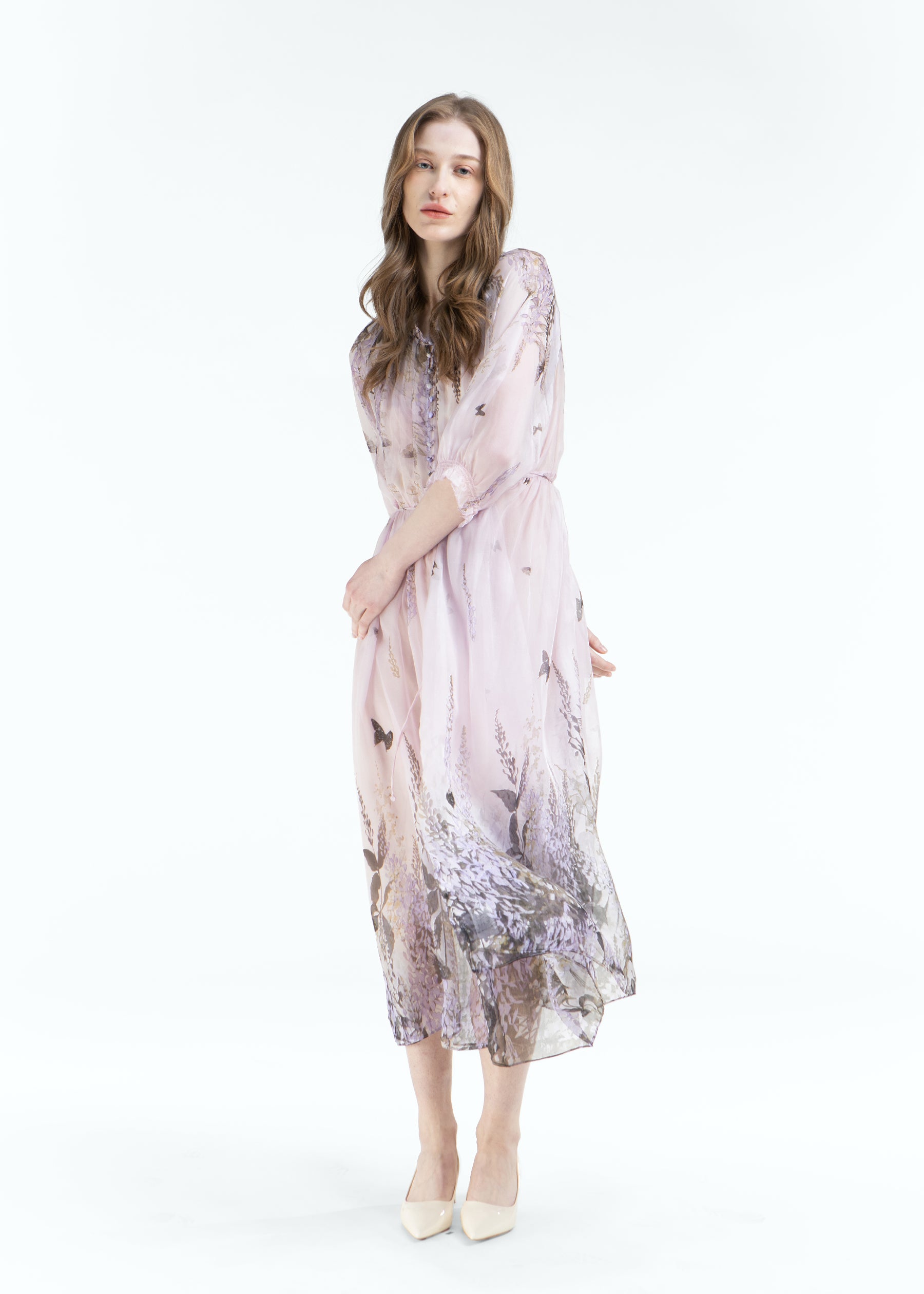 Fiordalisa Silk Dress