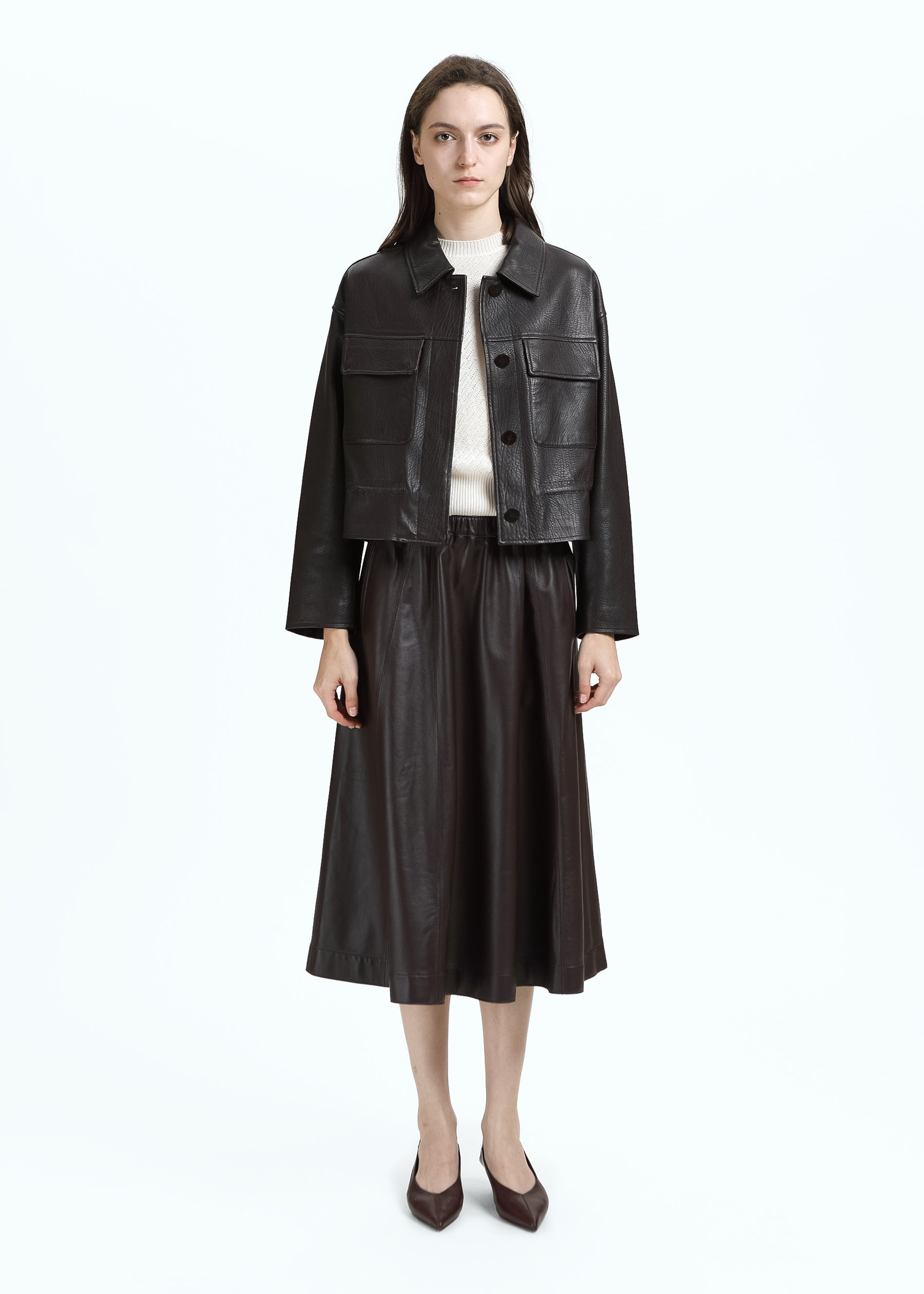 Coulisse Leather Jacket