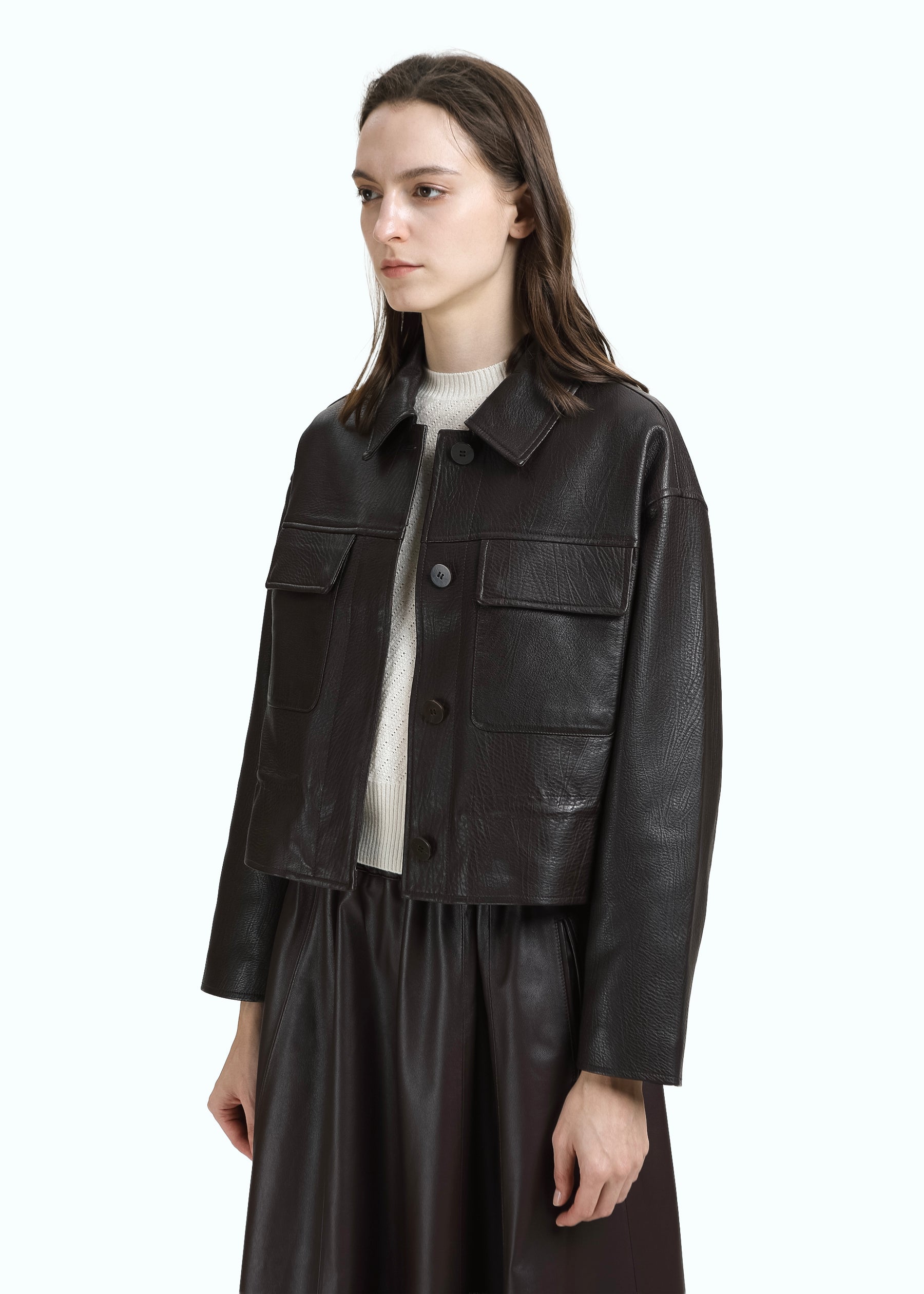 Coulisse Leather Jacket