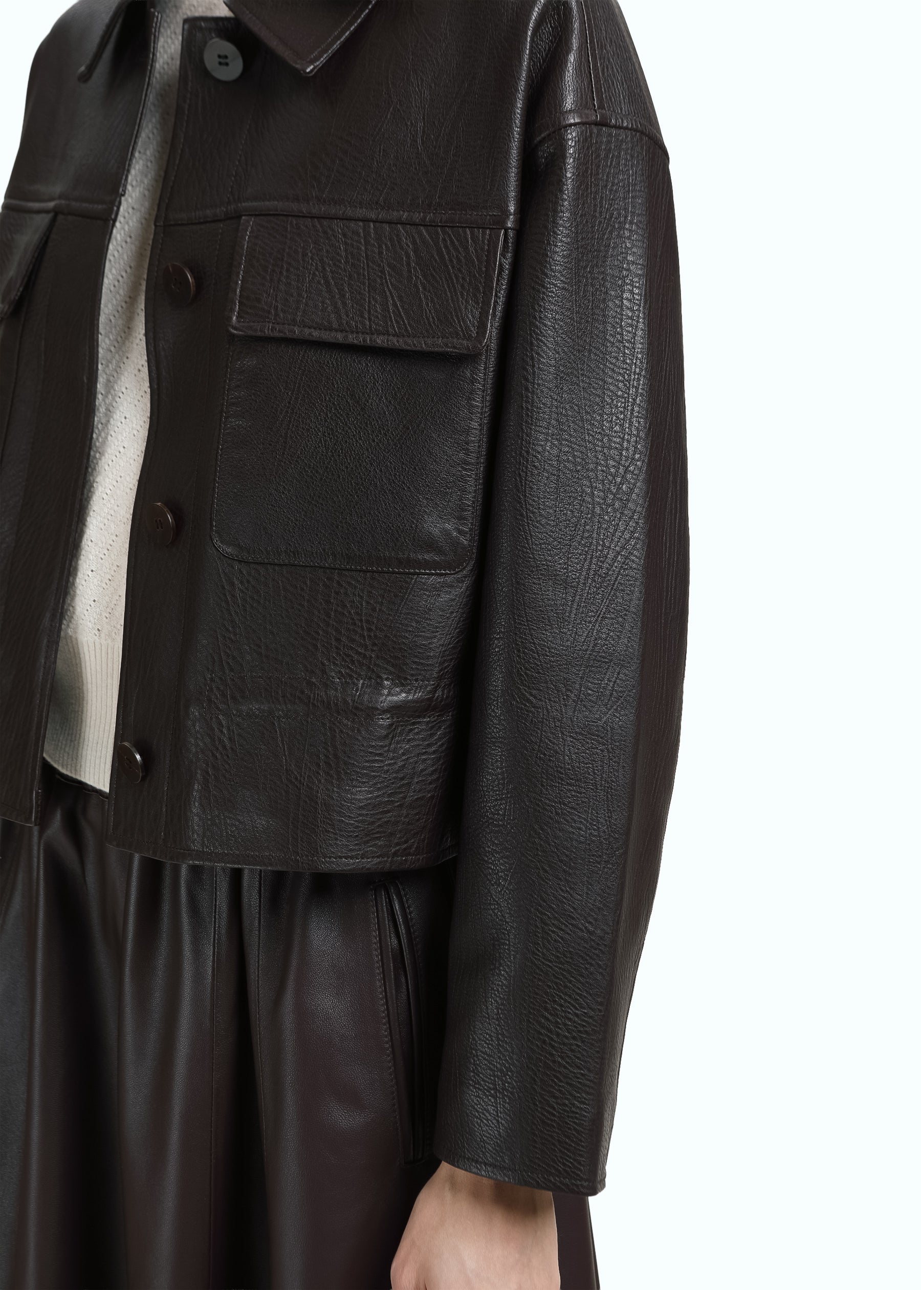 Coulisse Leather Jacket