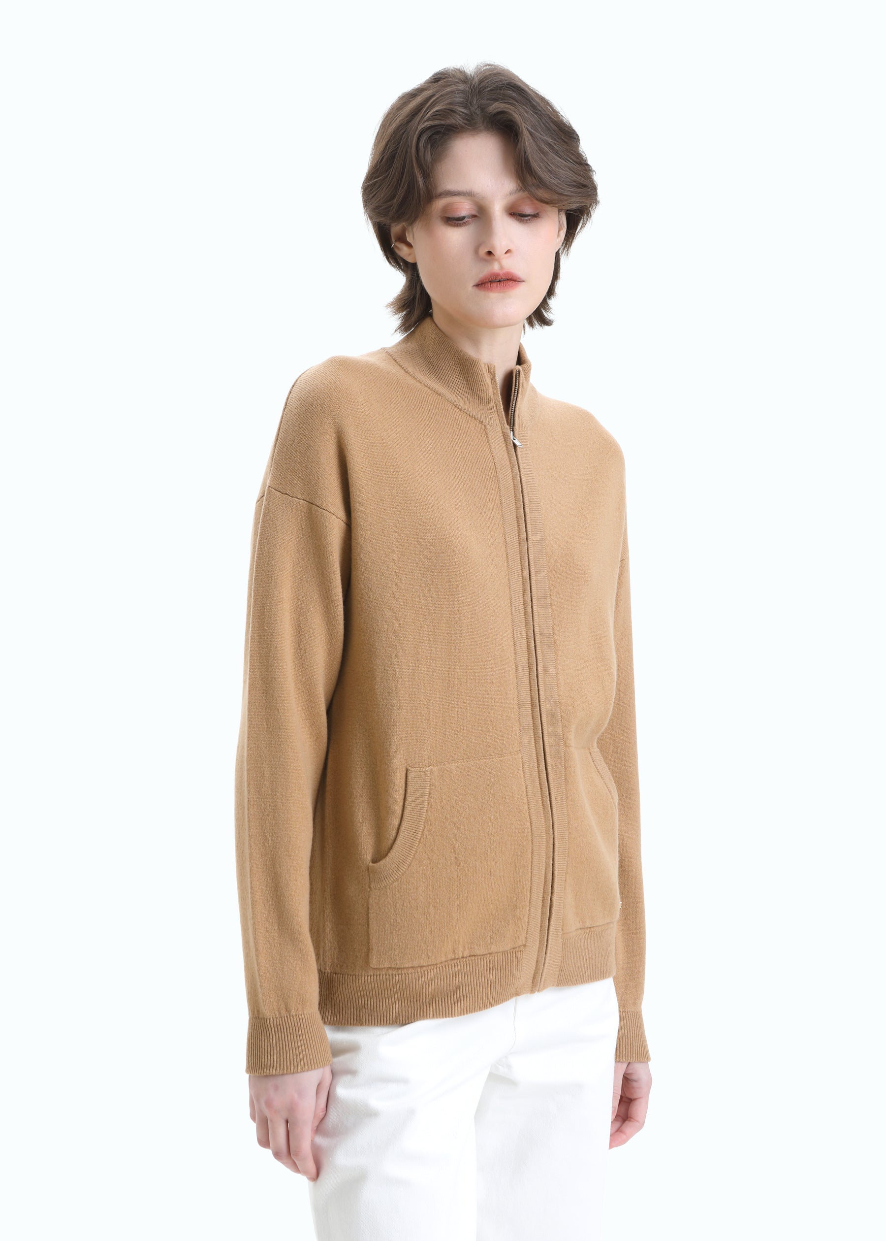 Tasca Zip Up Cardigan