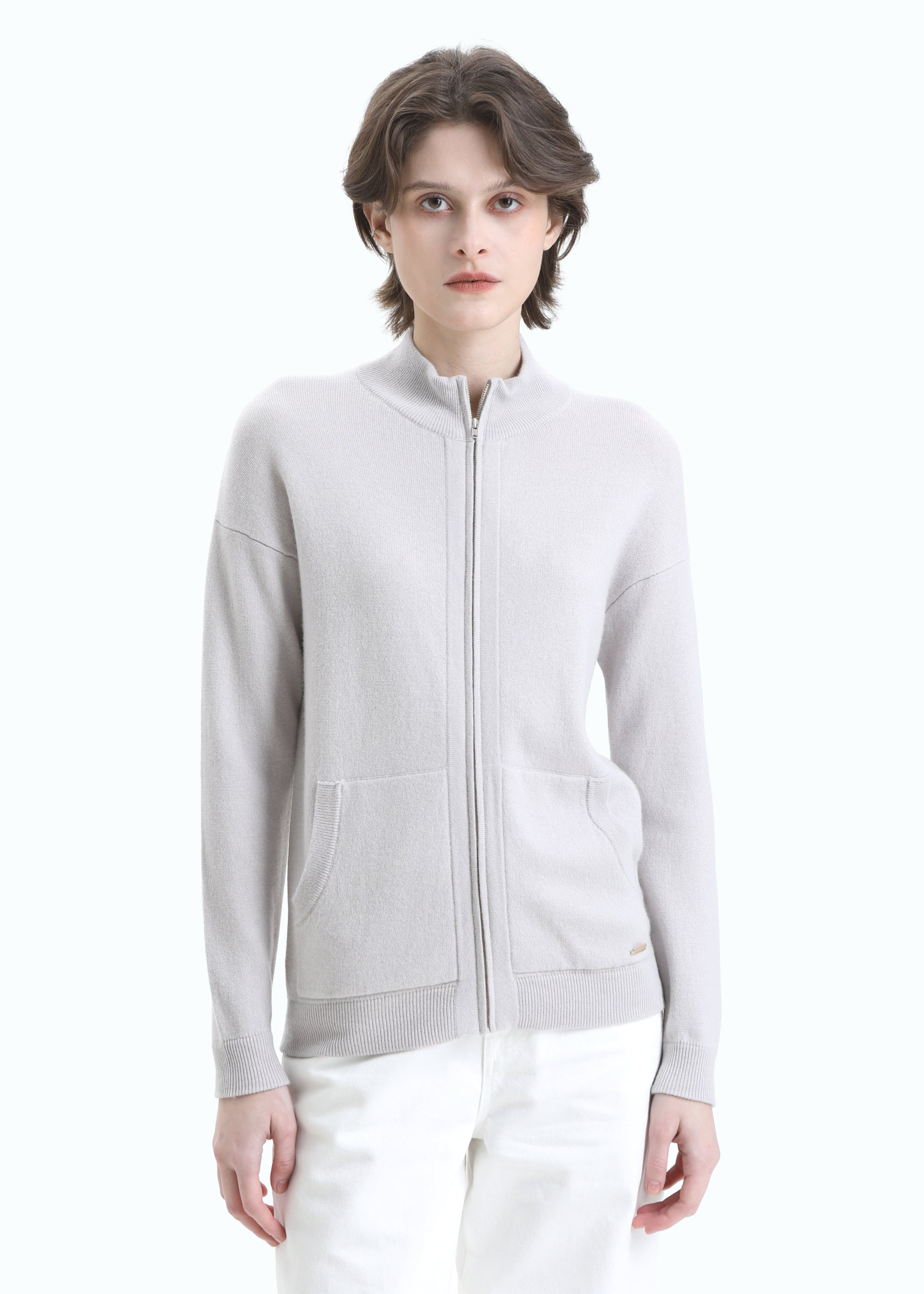 Tasca Zip Up Cardigan
