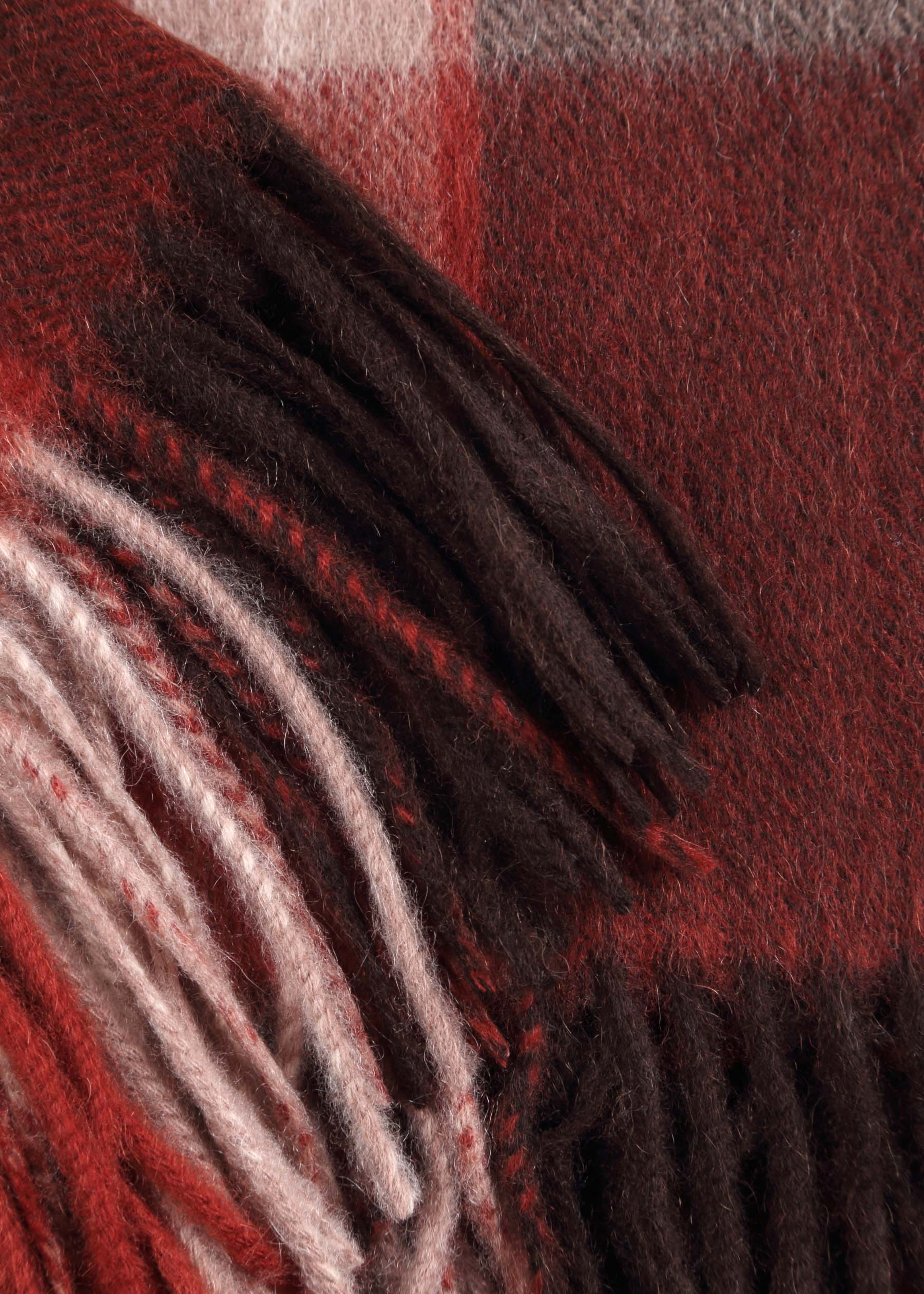 Cremisi Checked Shawl