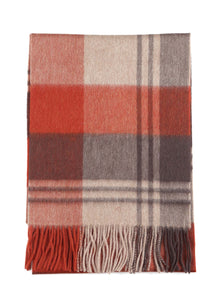 Cremisi Checked Shawl