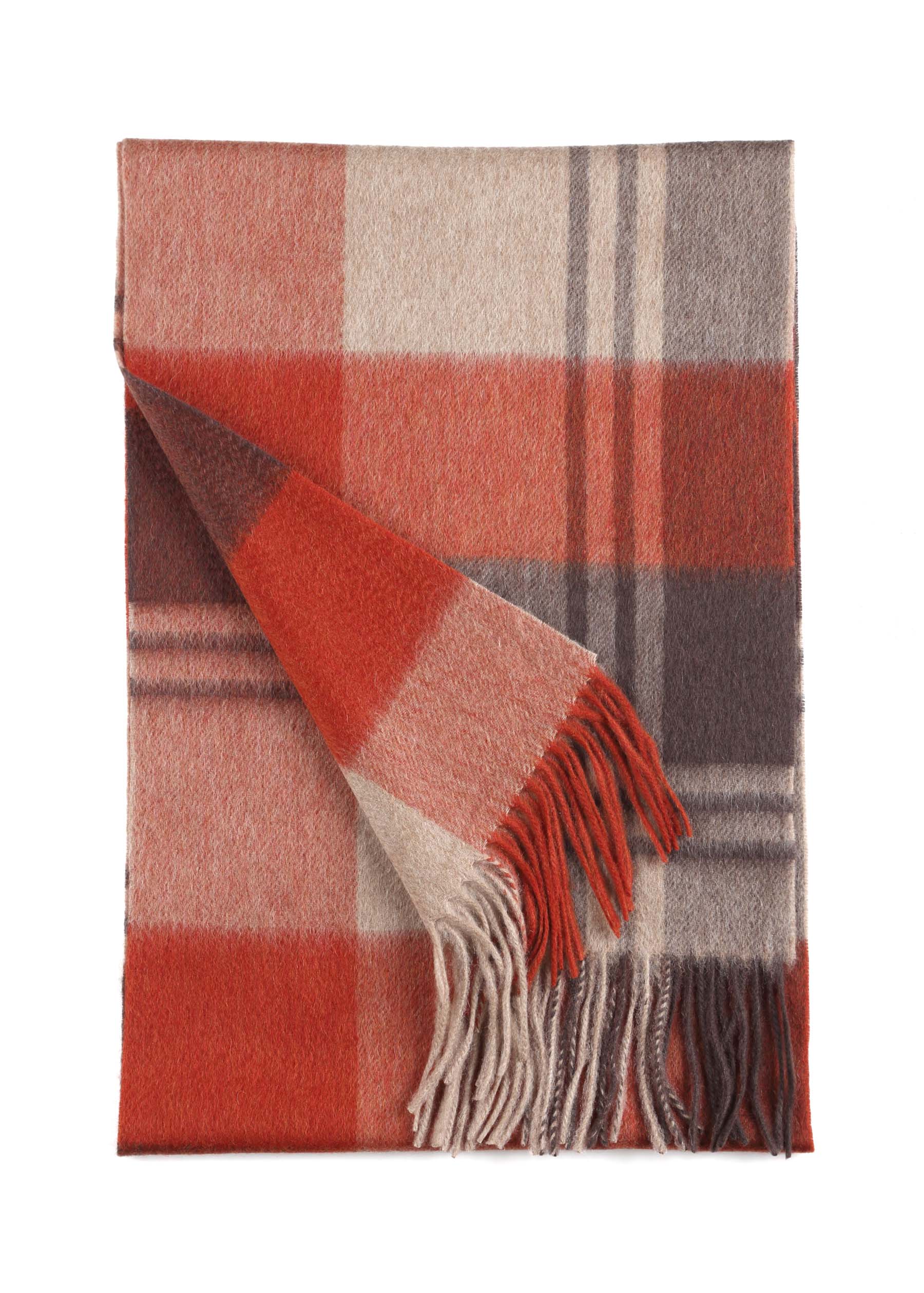 Cremisi Checked Shawl