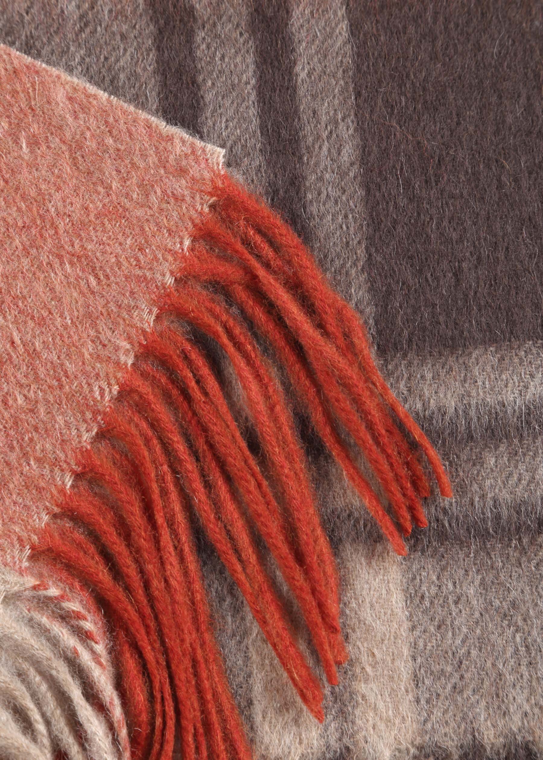 Cremisi Checked Shawl