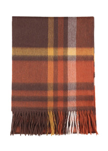 Cremisi Checked Shawl