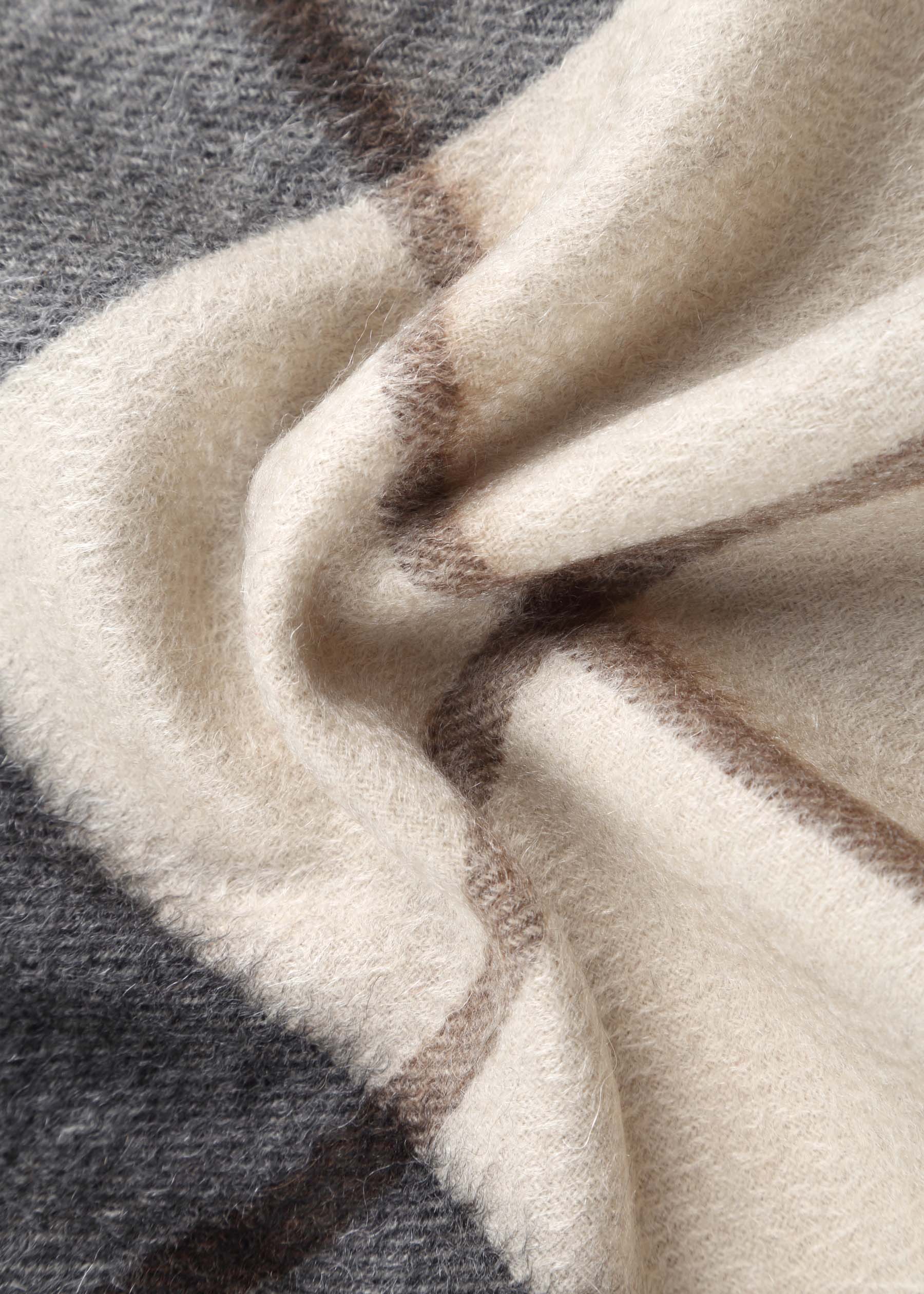 Cremisi Checked Shawl
