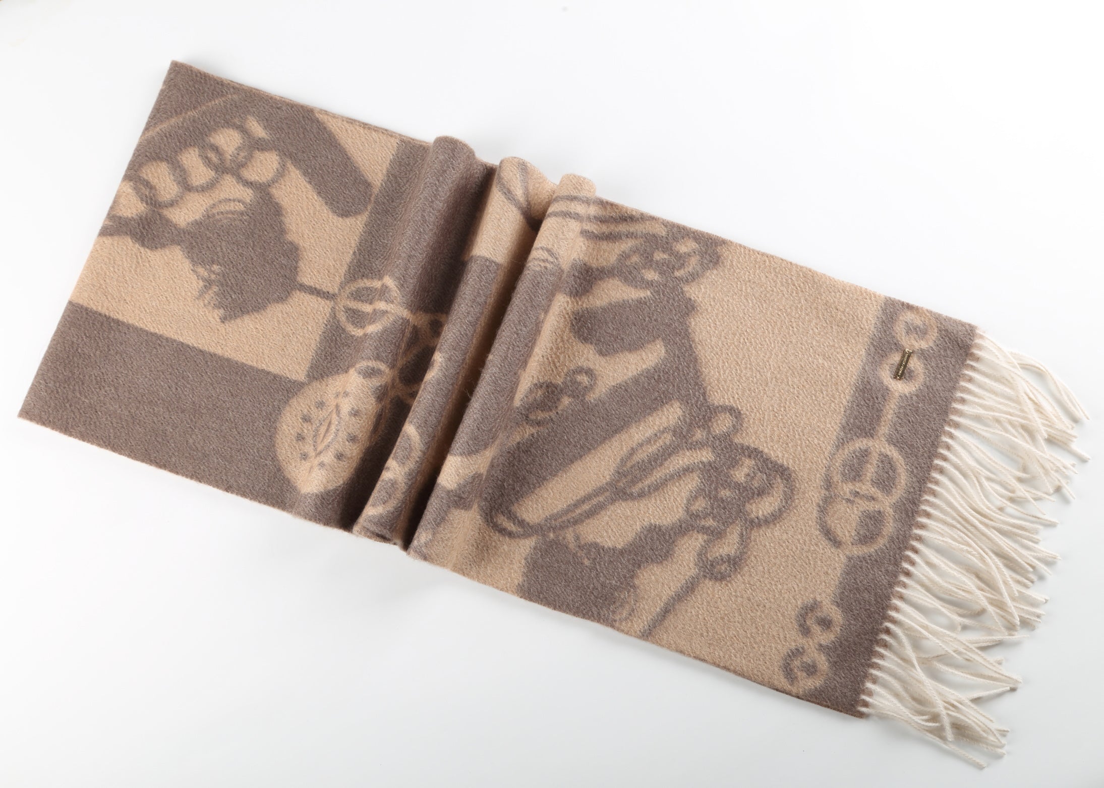 Jacquard Cashmere Scarf