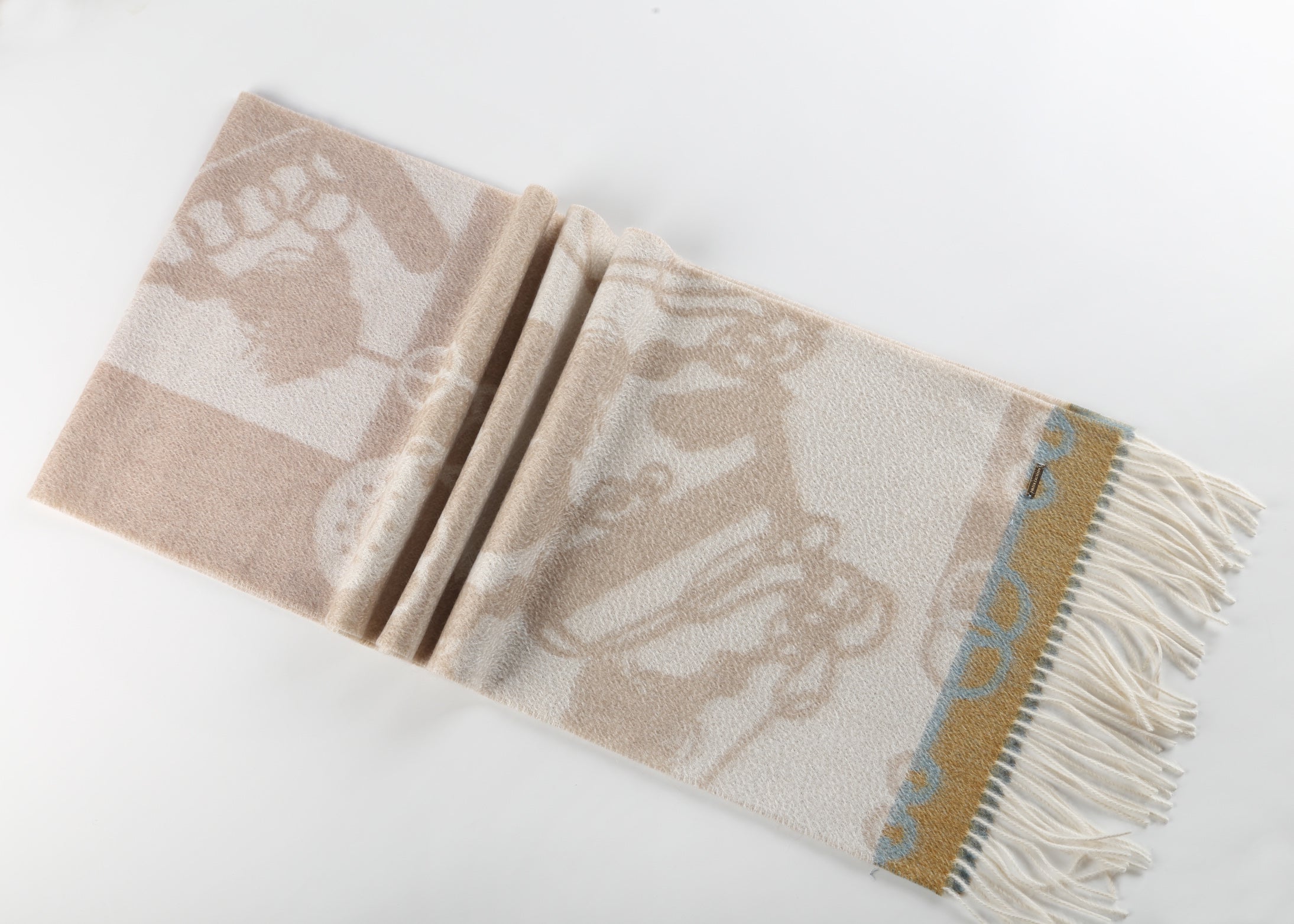 Jacquard Cashmere Scarf