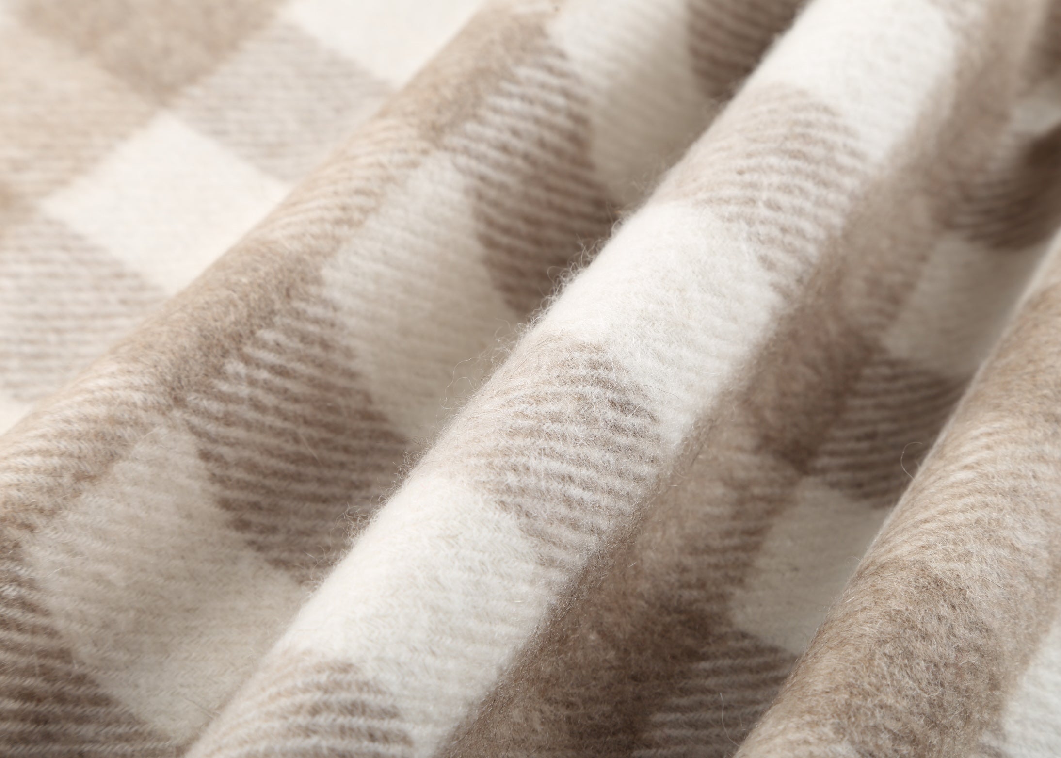 Double-Sided Plaid Cashmere Shawl