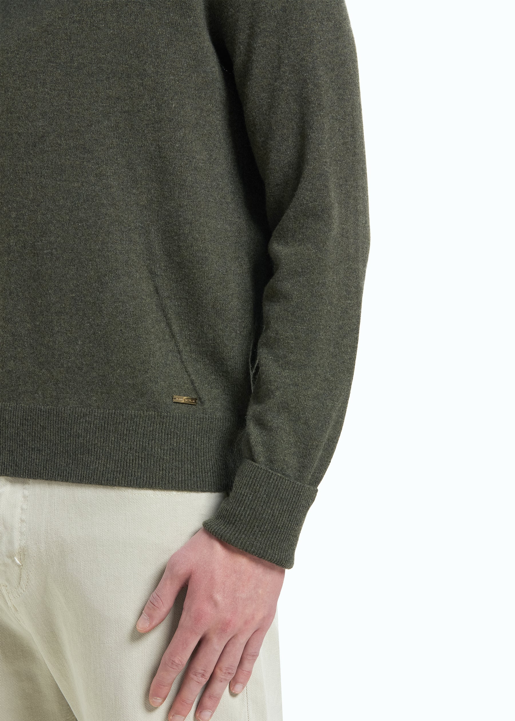 Liscio Men's Cashmere Half Zip Jumper