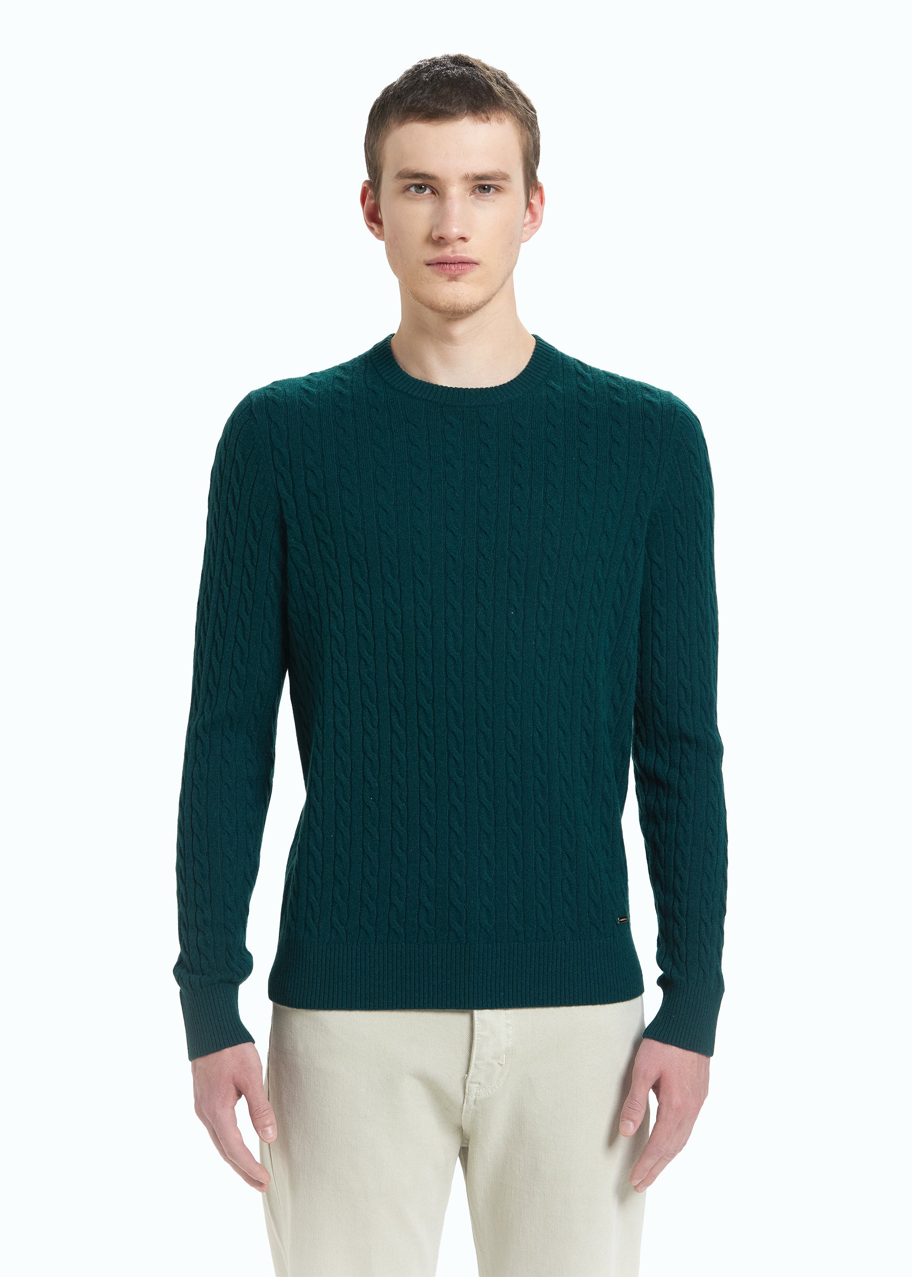 Ricamo Cable Knit Jumper