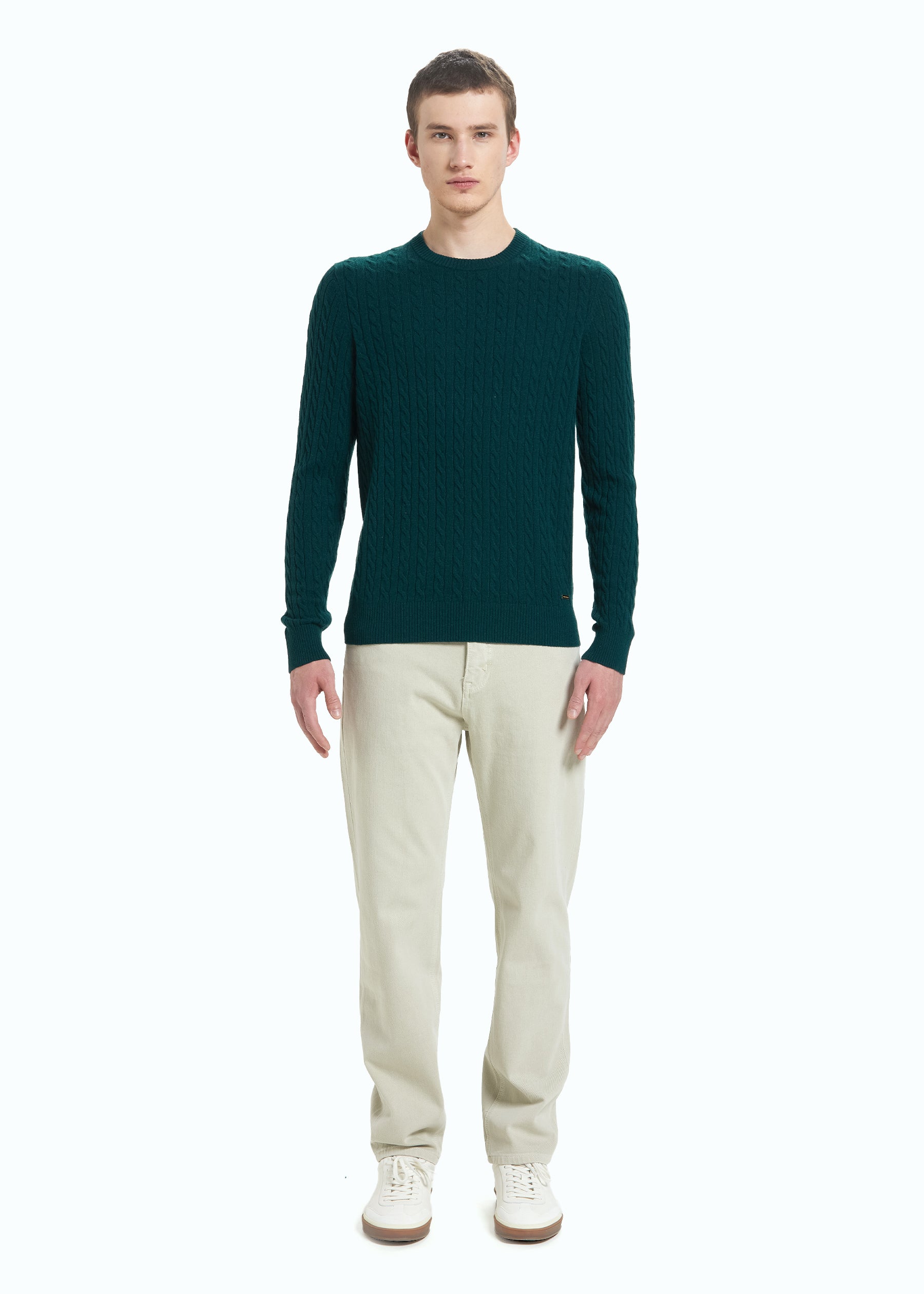 Ricamo Cable Knit Jumper