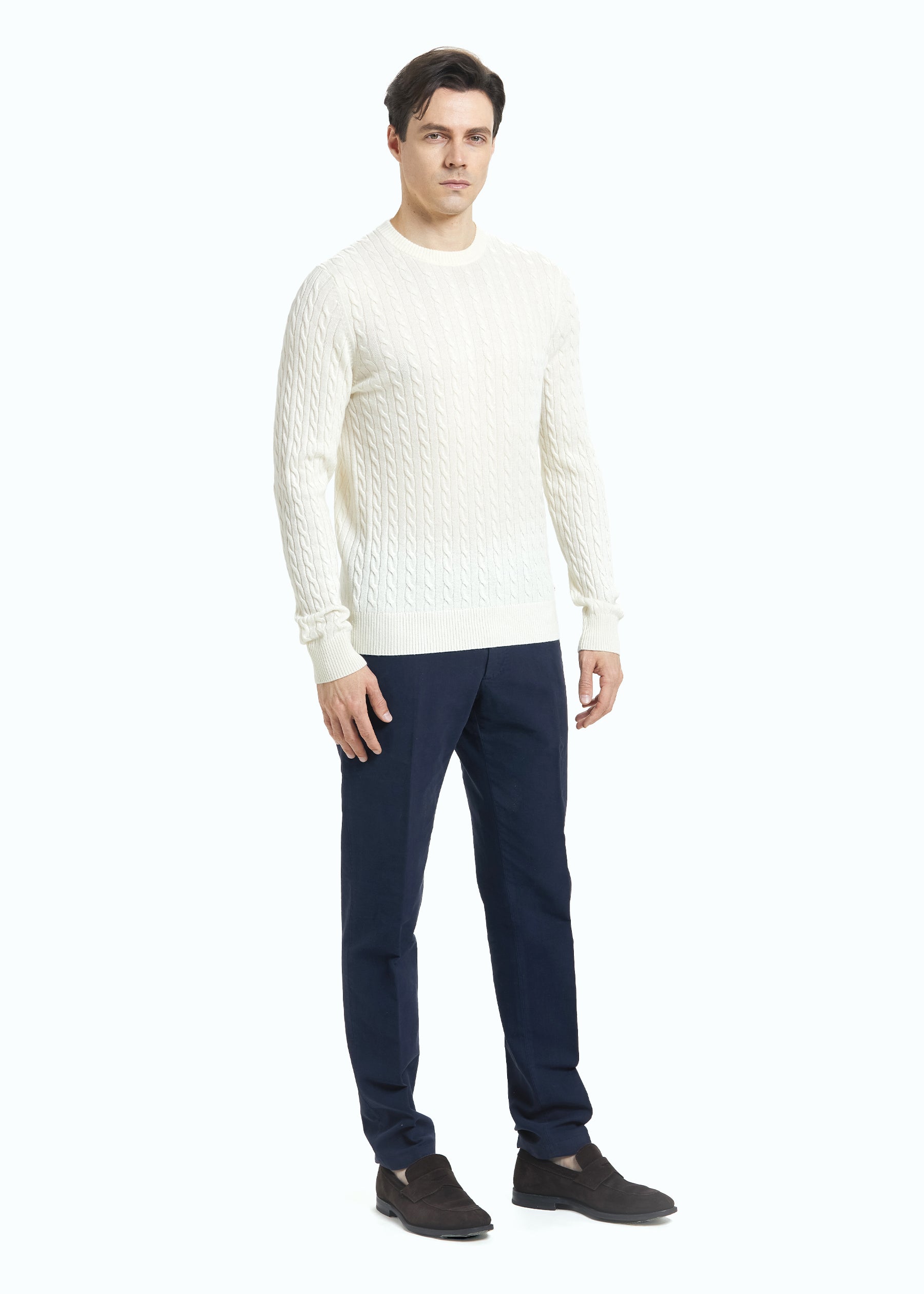 Ricamo Cable Knit Jumper