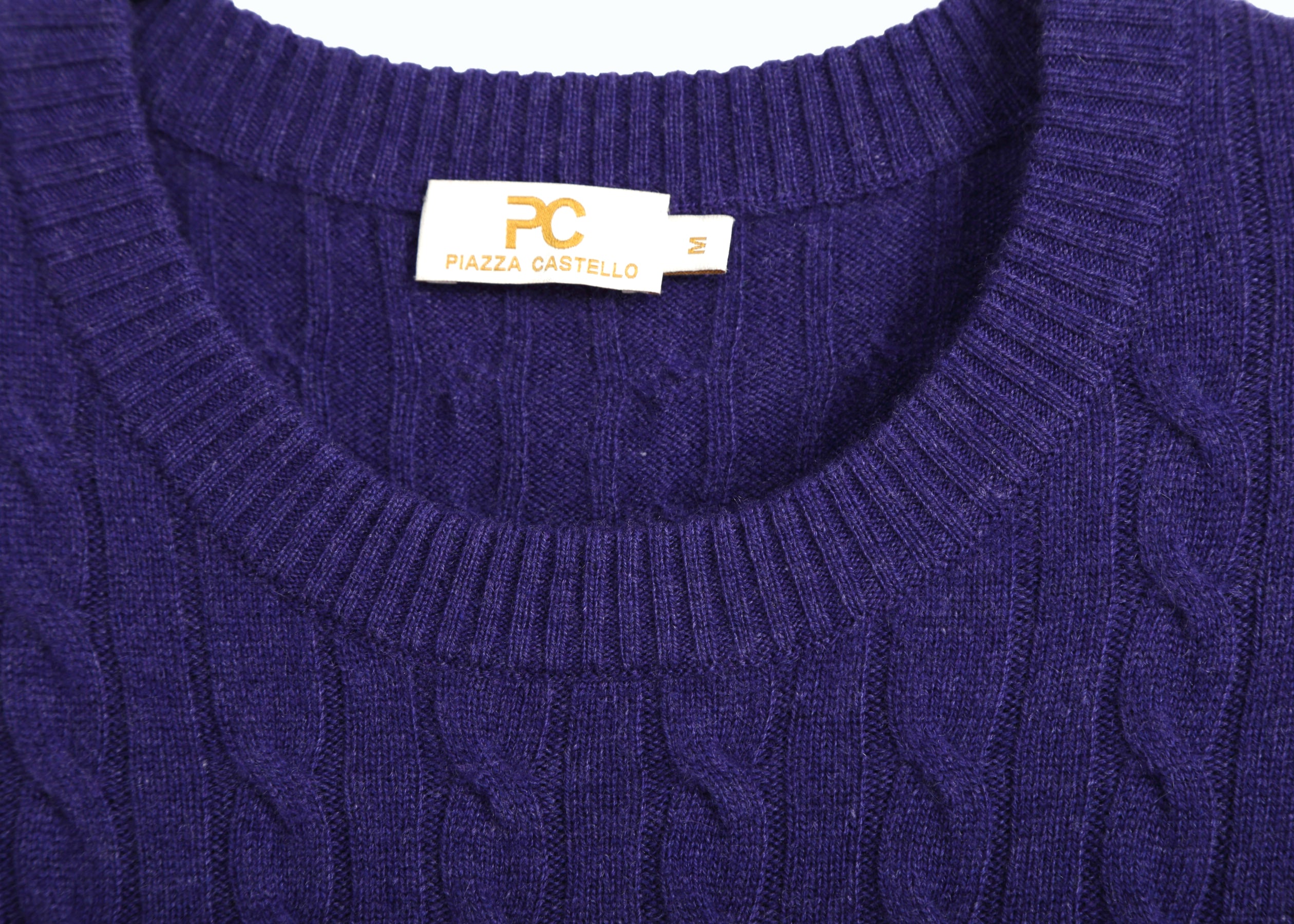 Ricamo Cable Knit Jumper