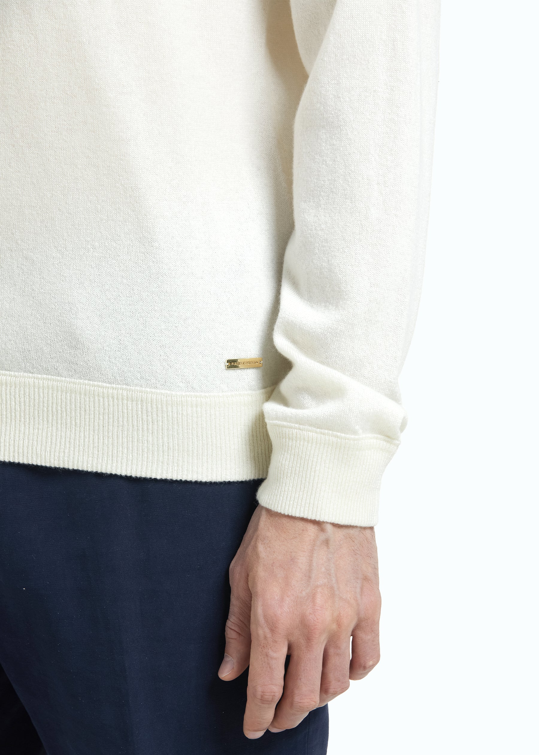 Riposato Men's Round Neck Cashmere Sweatshirt