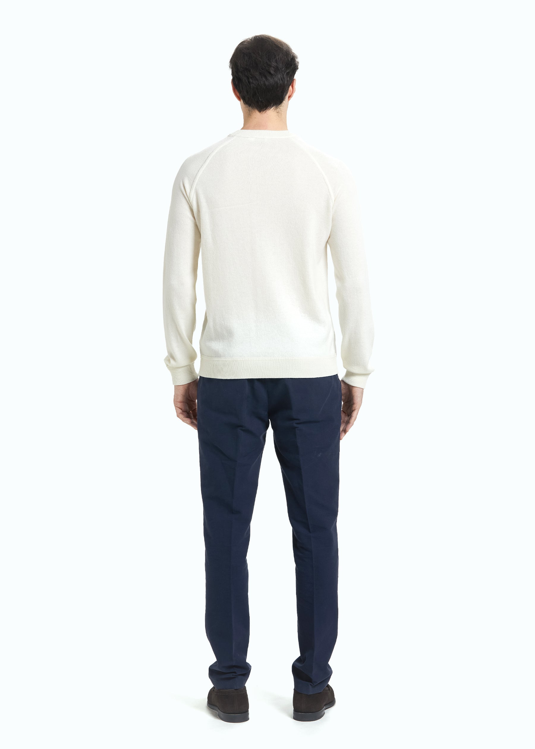 Riposato Men's Round Neck Cashmere Sweatshirt
