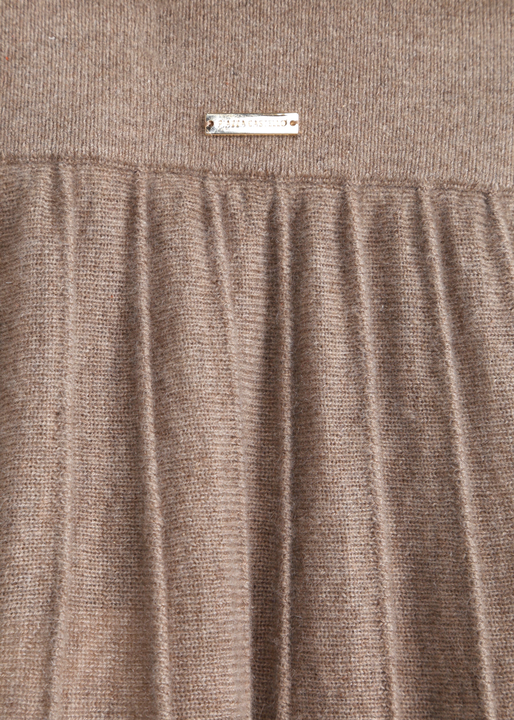 Aurina Knit Cashmere Skirt
