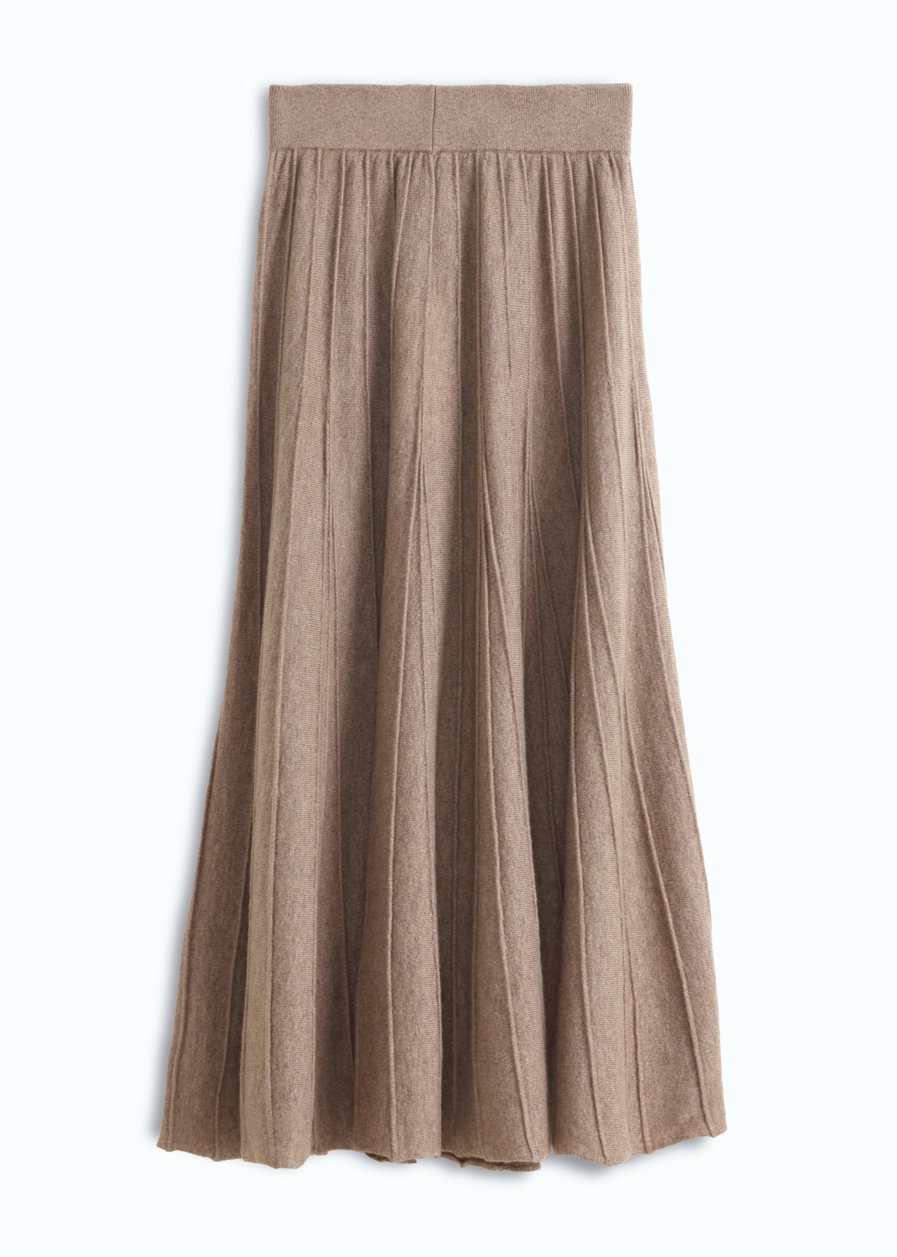 Aurina Knit Cashmere Skirt