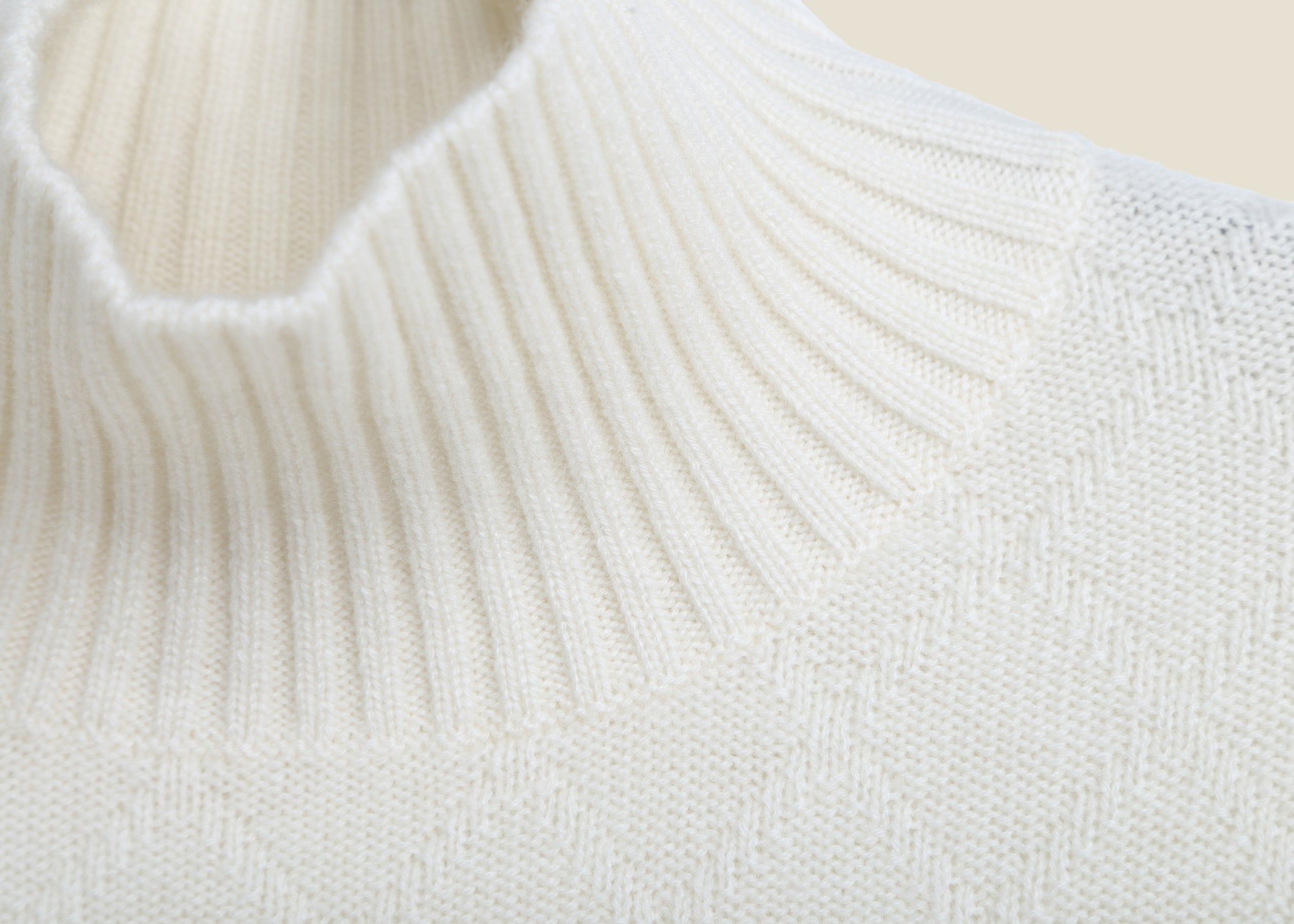 Diamond Cable Knit Cashmere Jumper