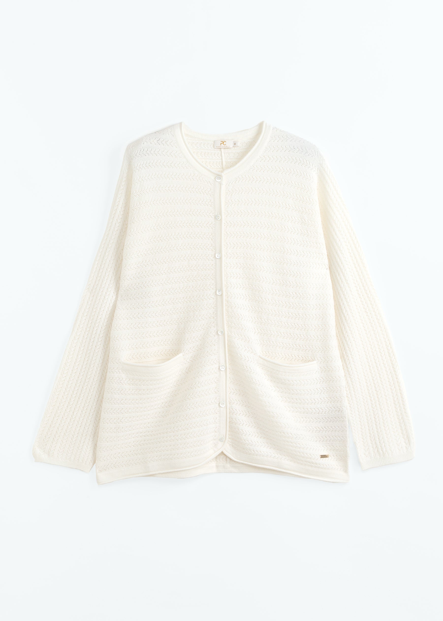 Fendi Women White Cashmere Blend Cardigan