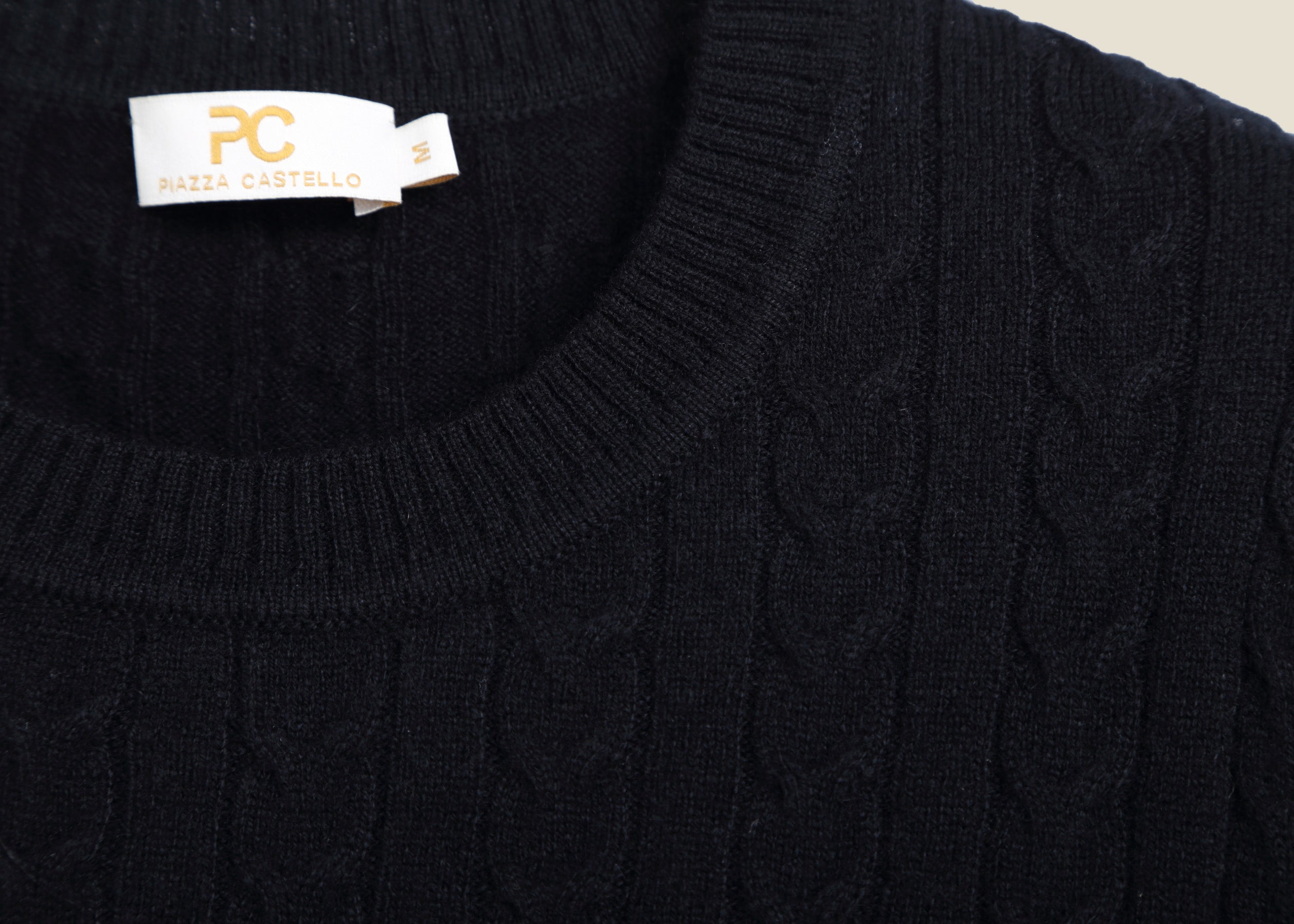 Filigrana Cable Knit Short Sleeves Jumper