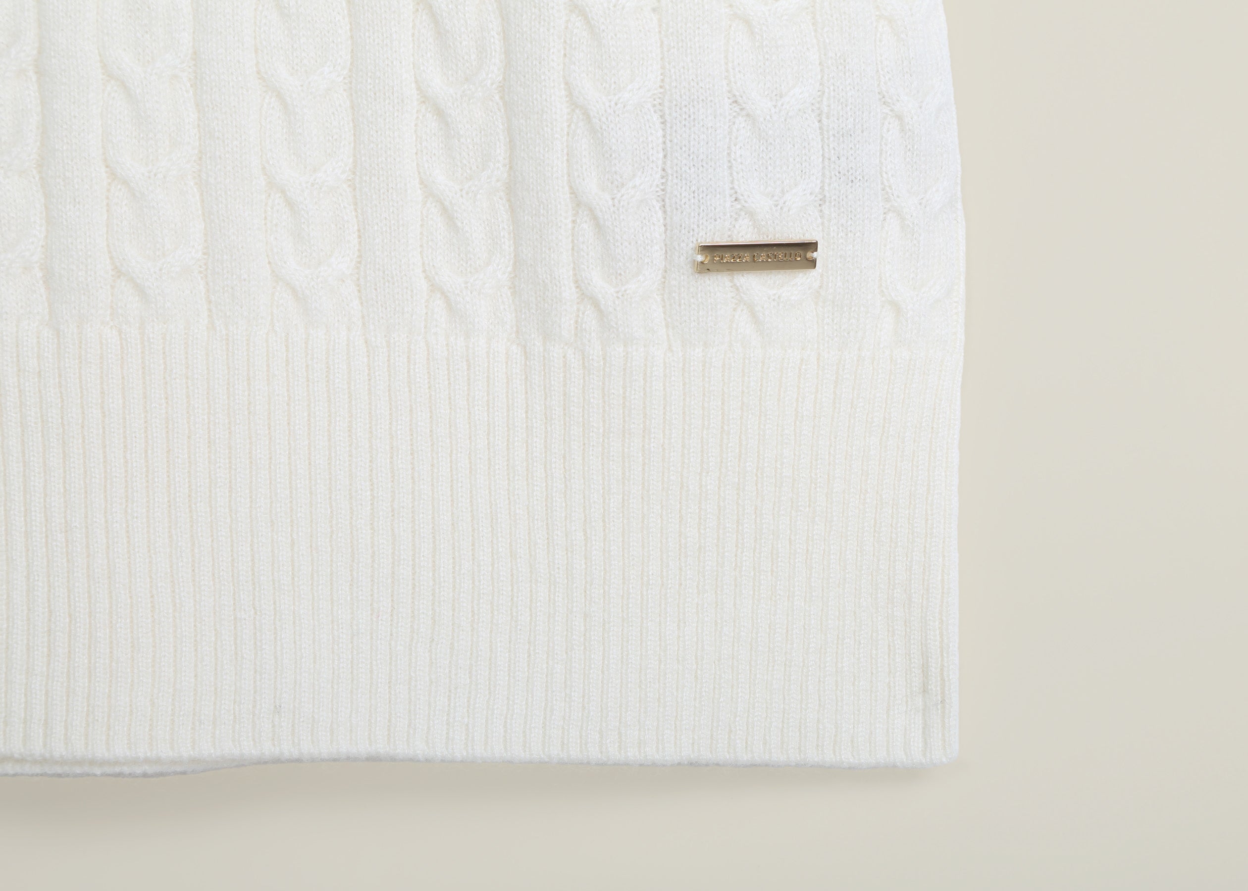 Filigrana Cable Knit Short Sleeves Jumper