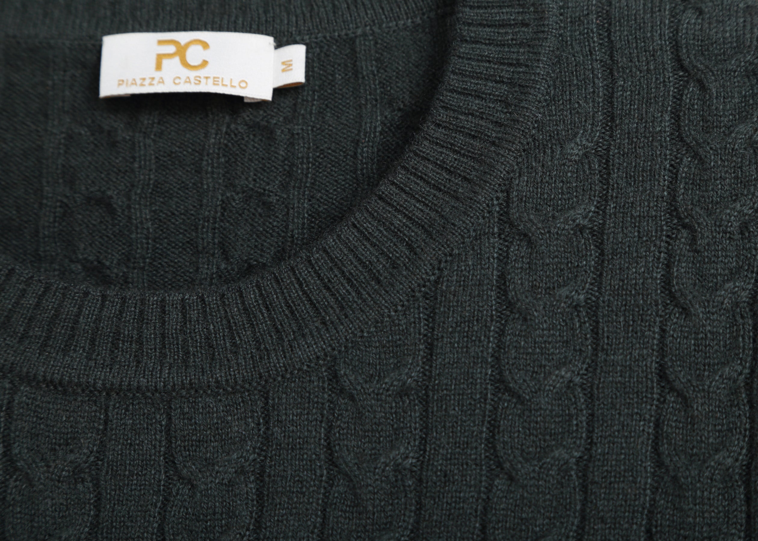 Filigrana Cable Knit Short Sleeves Jumper