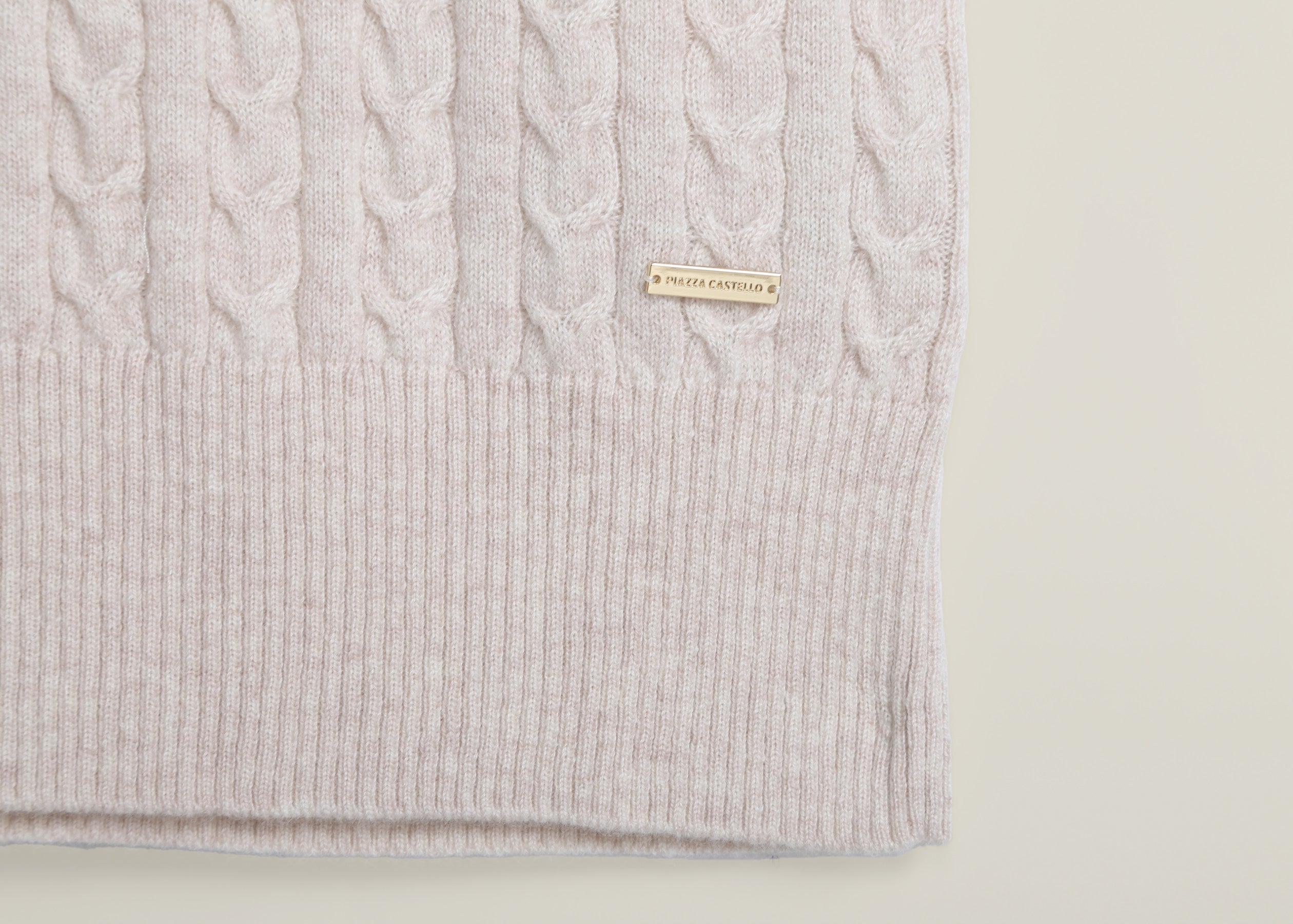 Filigrana Cable Knit Short Sleeves Jumper
