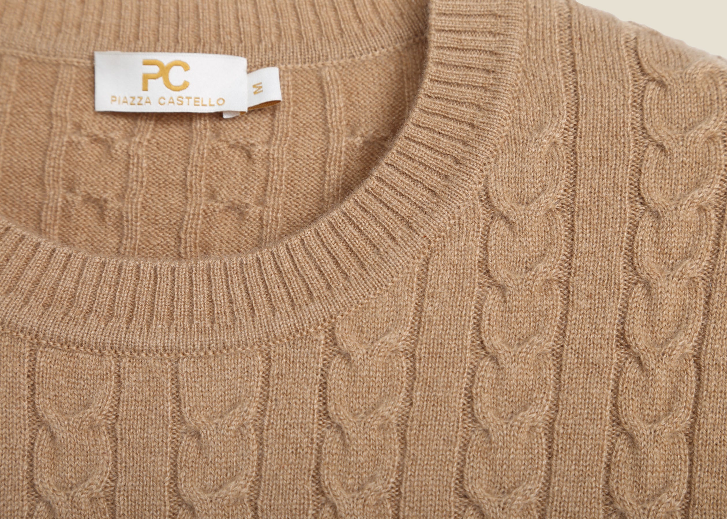 Filigrana Cable Knit Short Sleeves Jumper