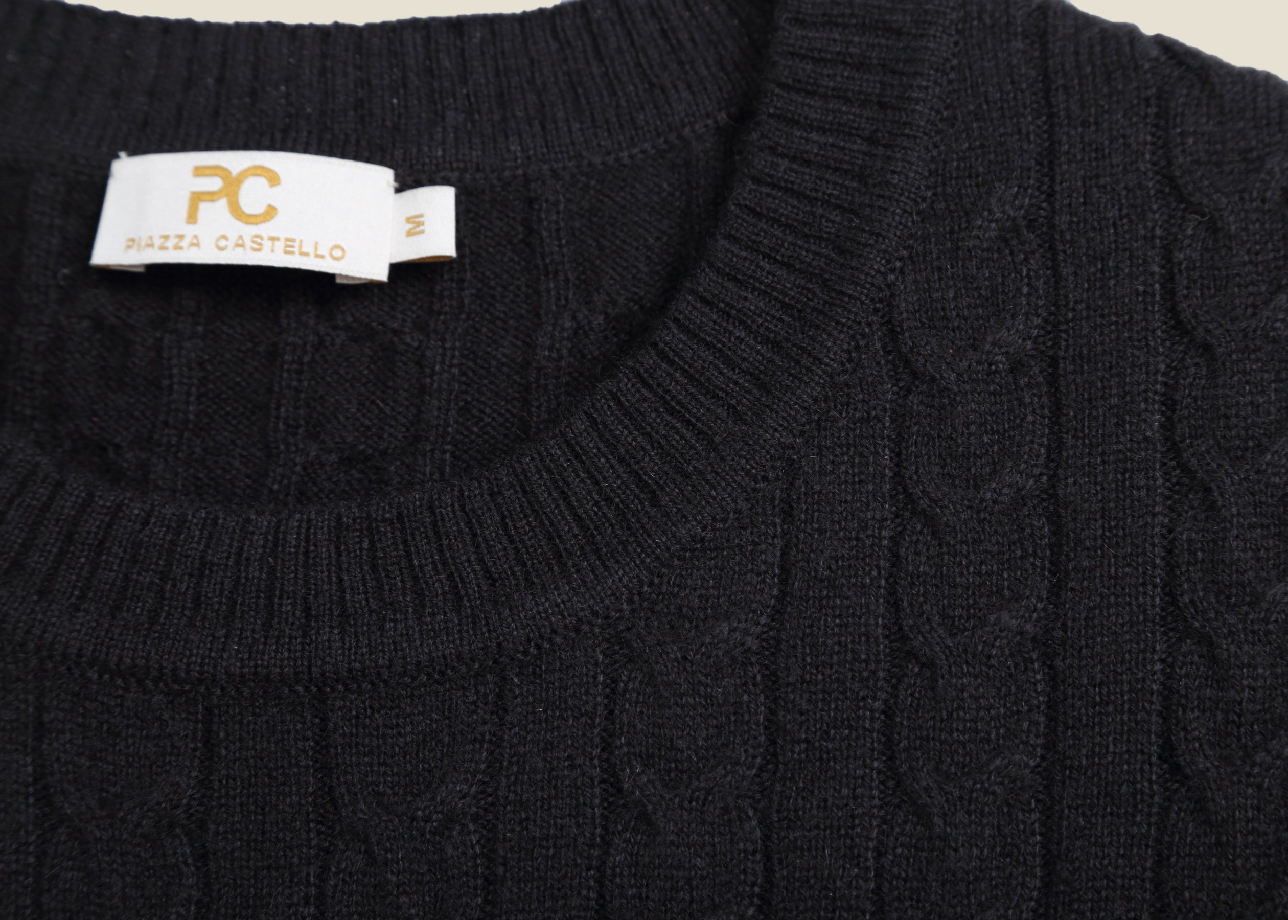 Filigrana Cable Knit Short Sleeves Jumper