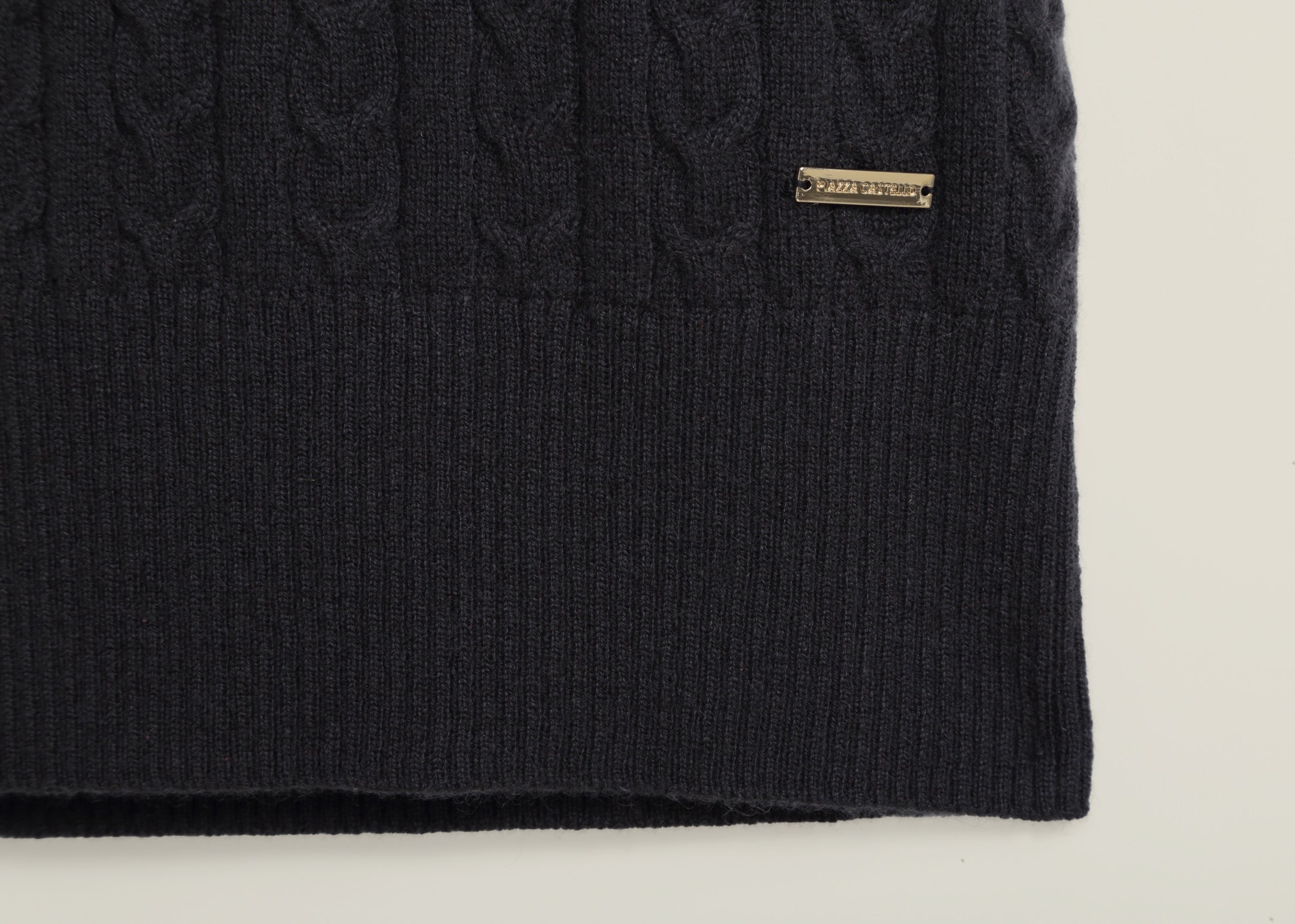 Filigrana Cable Knit Short Sleeves Jumper