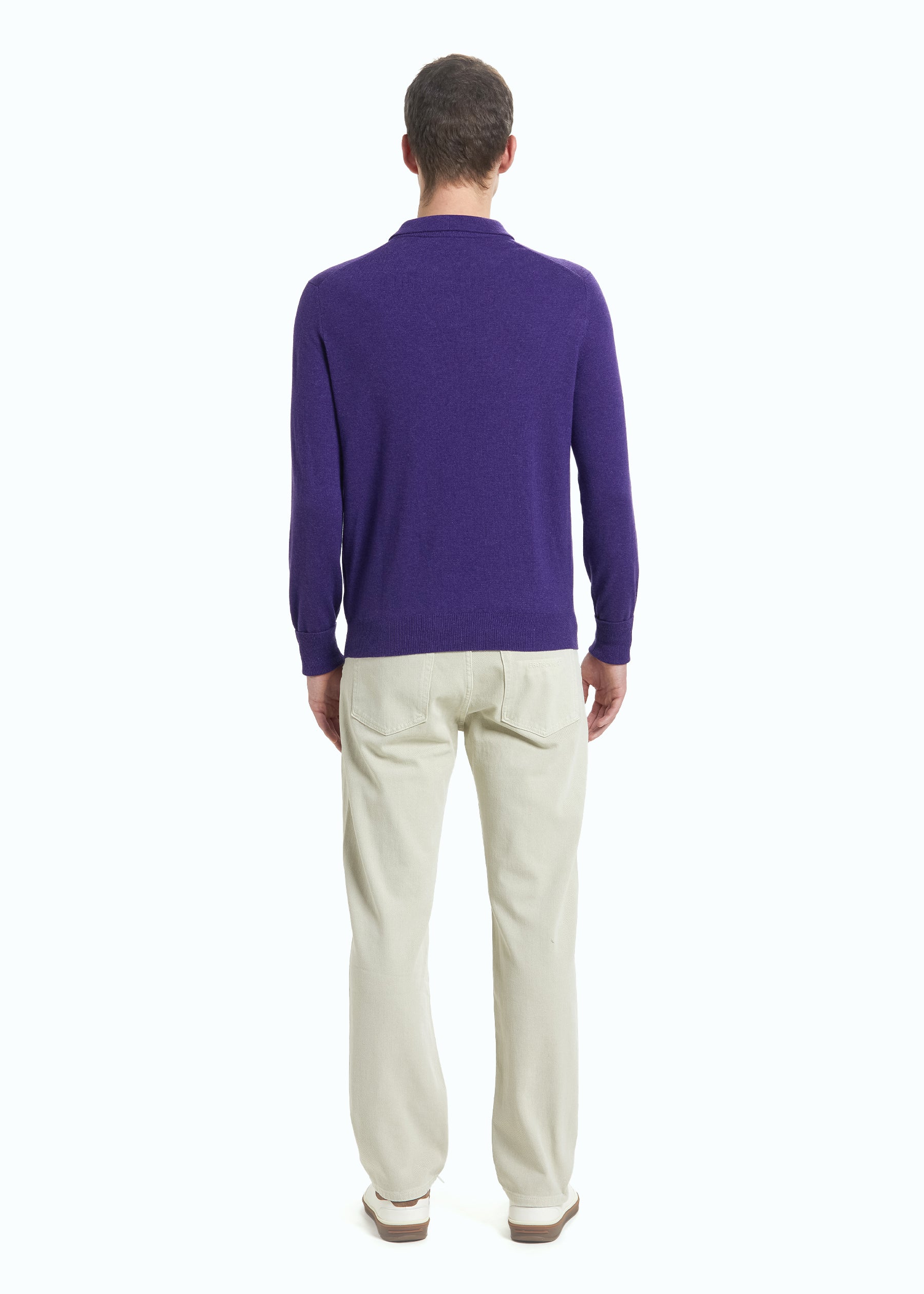 Siena Men's Cashmere Polo Neck Jumper
