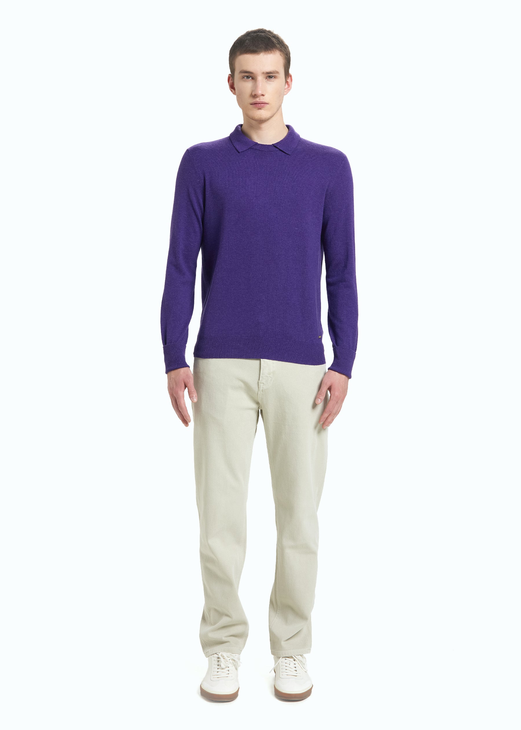 Siena Men's Cashmere Polo Neck Jumper