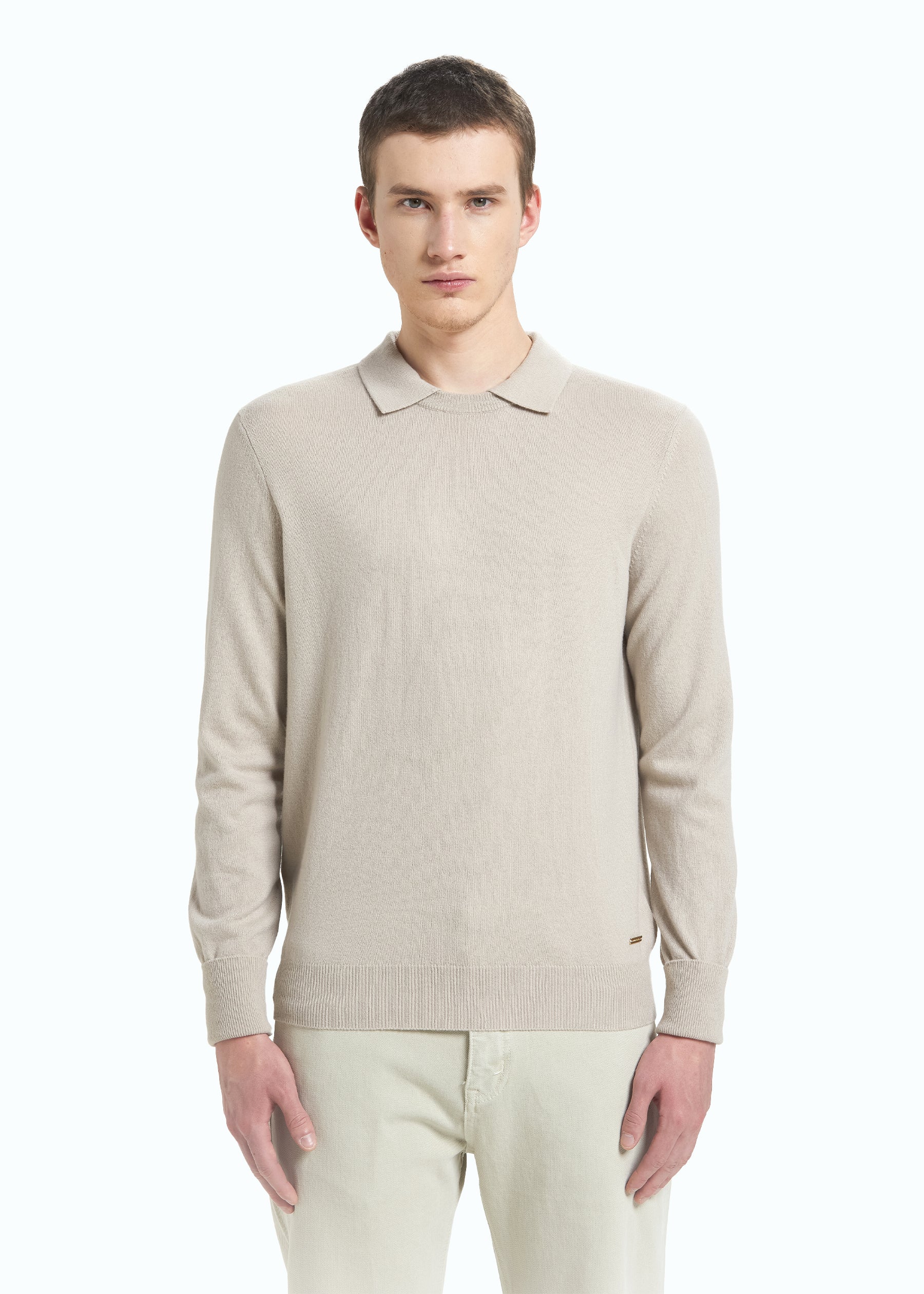 Siena Men's Cashmere Polo Neck Jumper