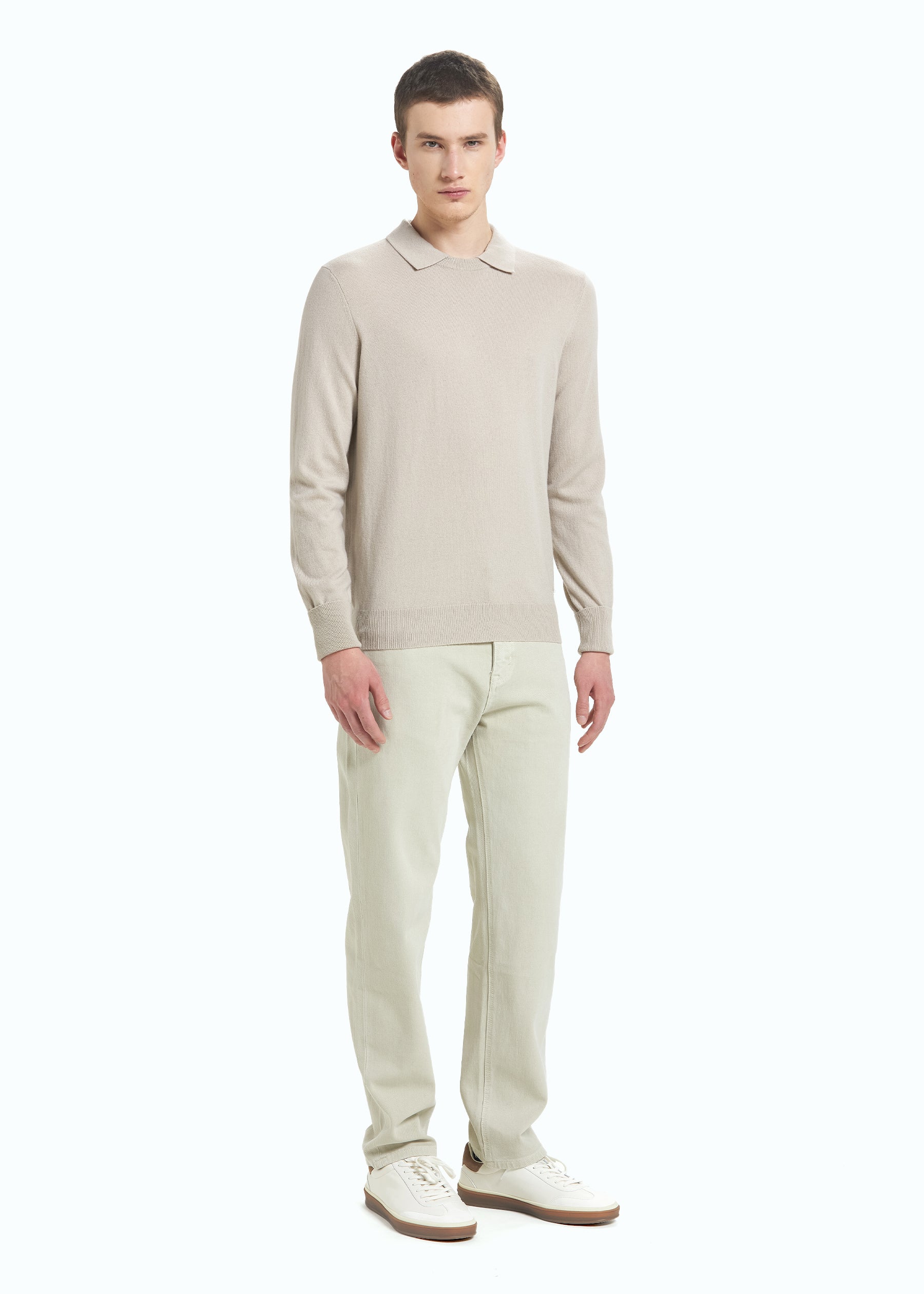 Siena Men's Cashmere Polo Neck Jumper